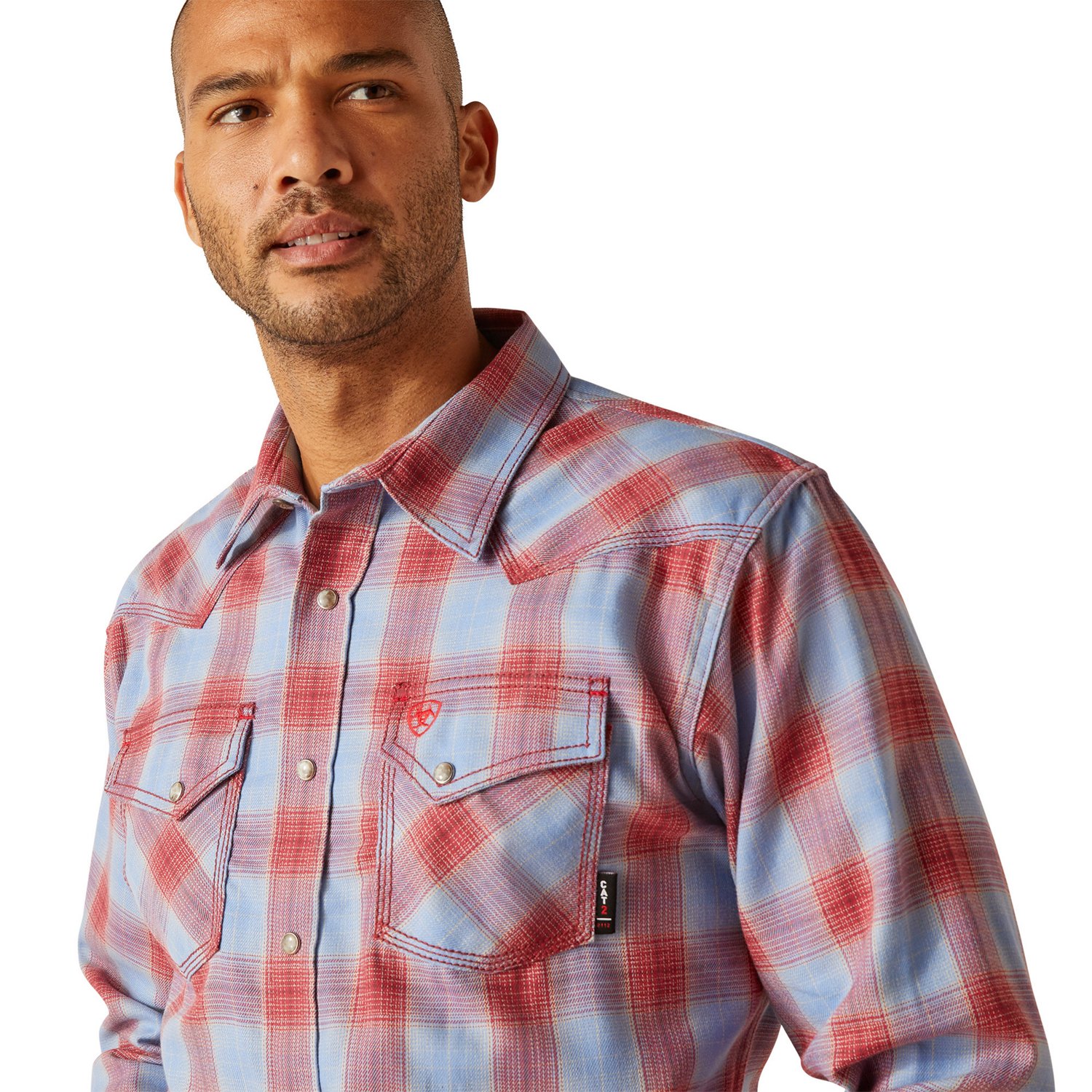 Ariat Men's Flame Resistant Corsair Retro Fit Snap Long Sleeve Work Shirt - view number 3