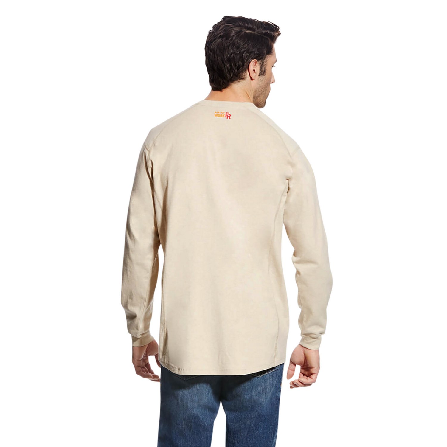 Ariat Men's FR Air Long Sleeve Henley Shirt - view number 2