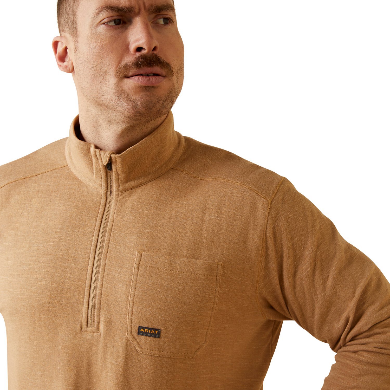 Ariat Men's Rebar Foundation 1/4 Zip Shirt - view number 3