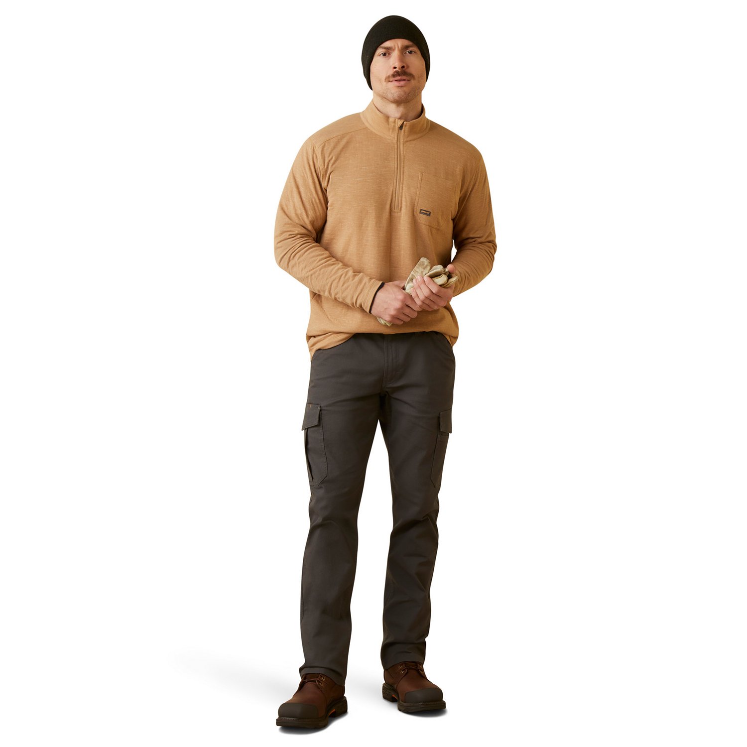 Ariat Men's Rebar Foundation 1/4 Zip Shirt - view number 4