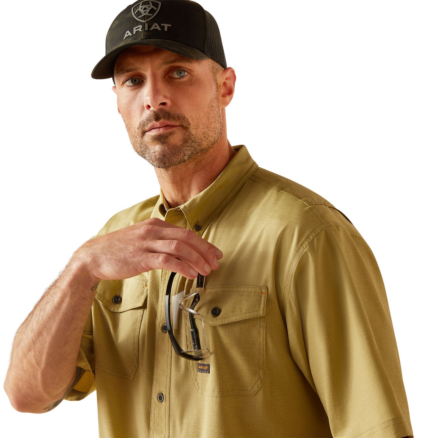 Ariat Men's Rebar Made Tough VentTEK DuraStretch Work Shirt - view number 4