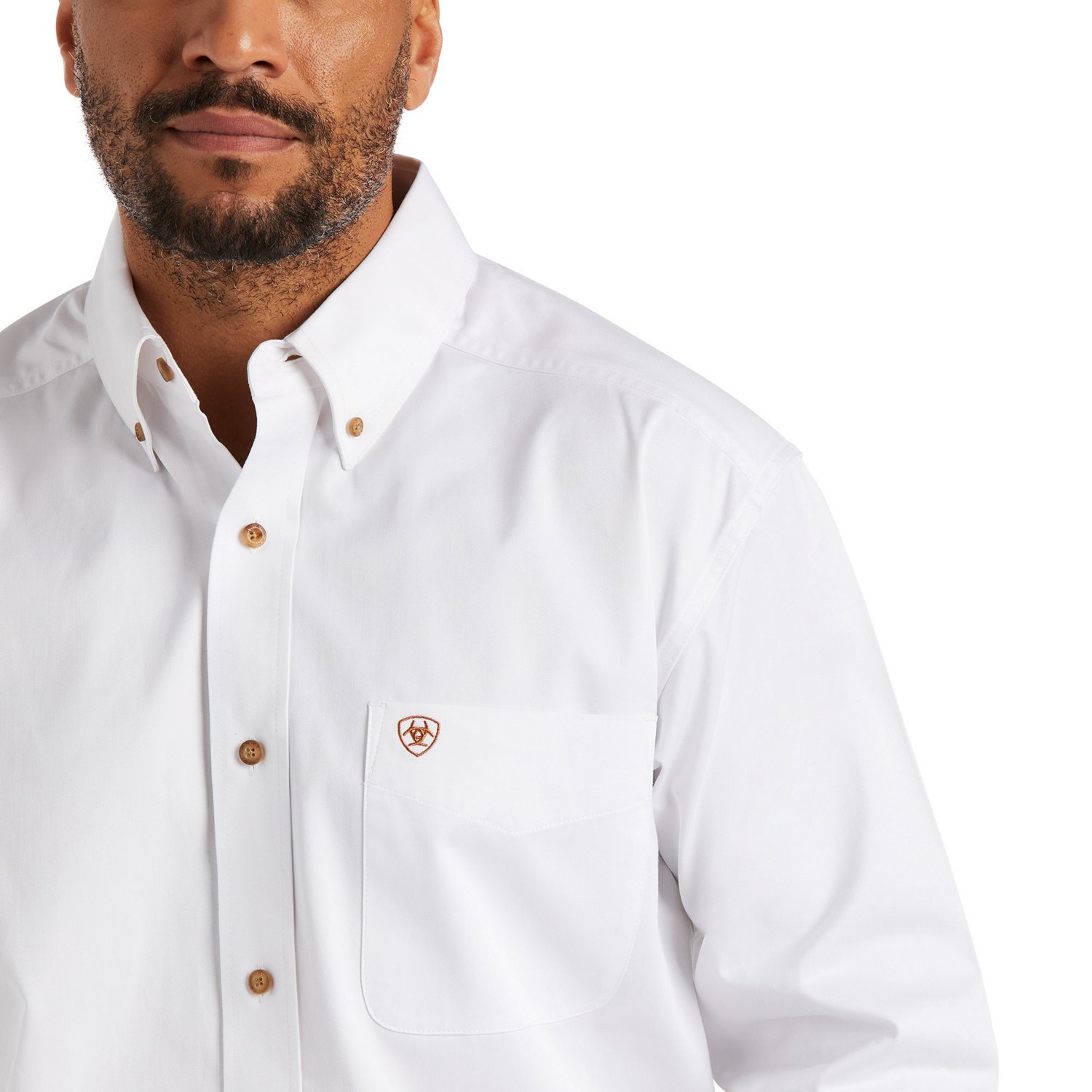 Ariat Men's Solid Twill Classic Fit Shirt - view number 3