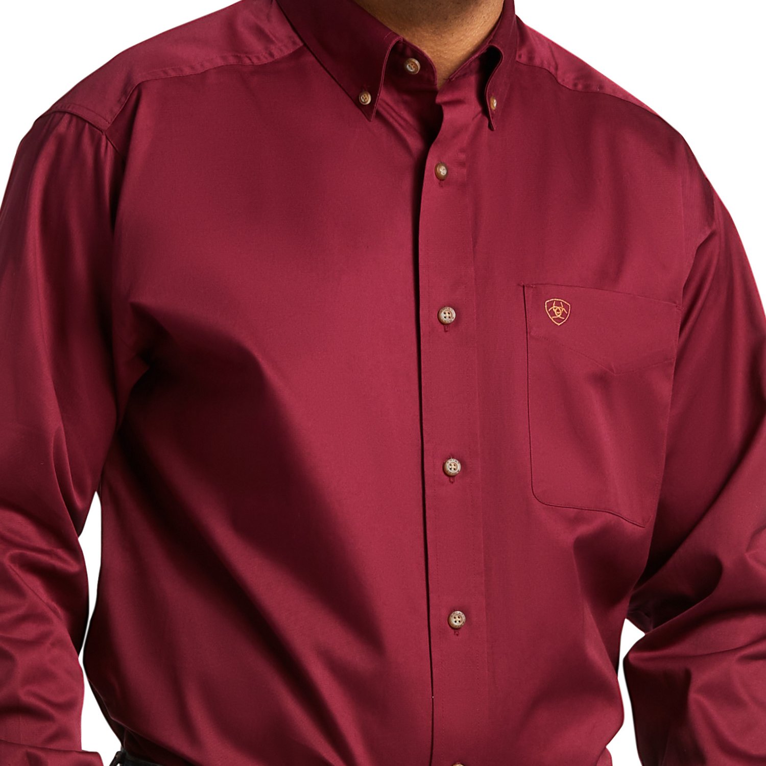 Ariat Men's Solid Twill Classic Fit Shirt - view number 4
