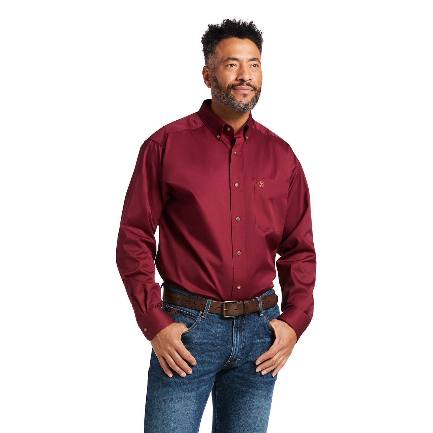 Ariat Men's Solid Twill Classic Fit Shirt - view number 1