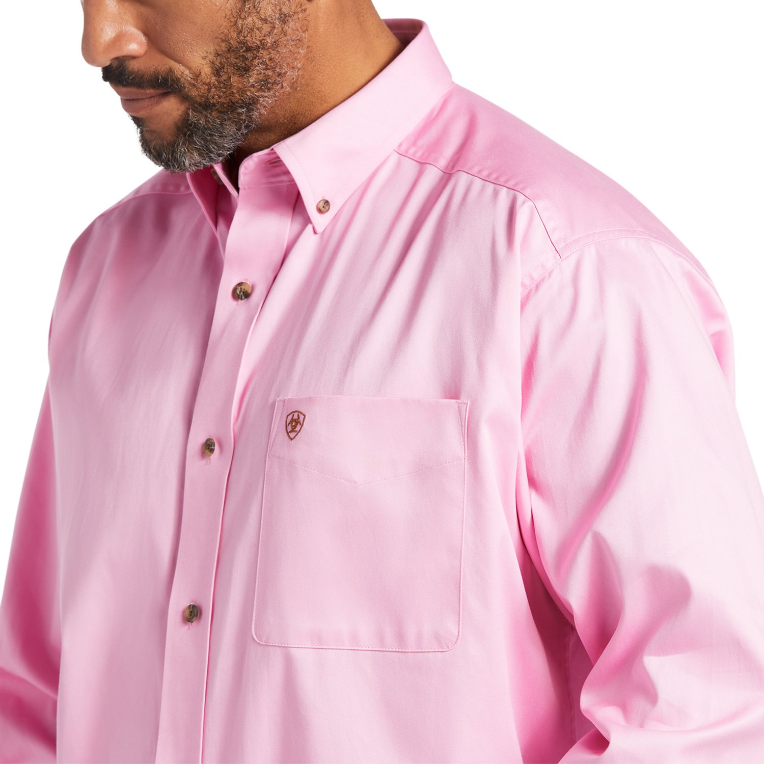 Ariat Men's Solid Twill Classic Fit Shirt - view number 3