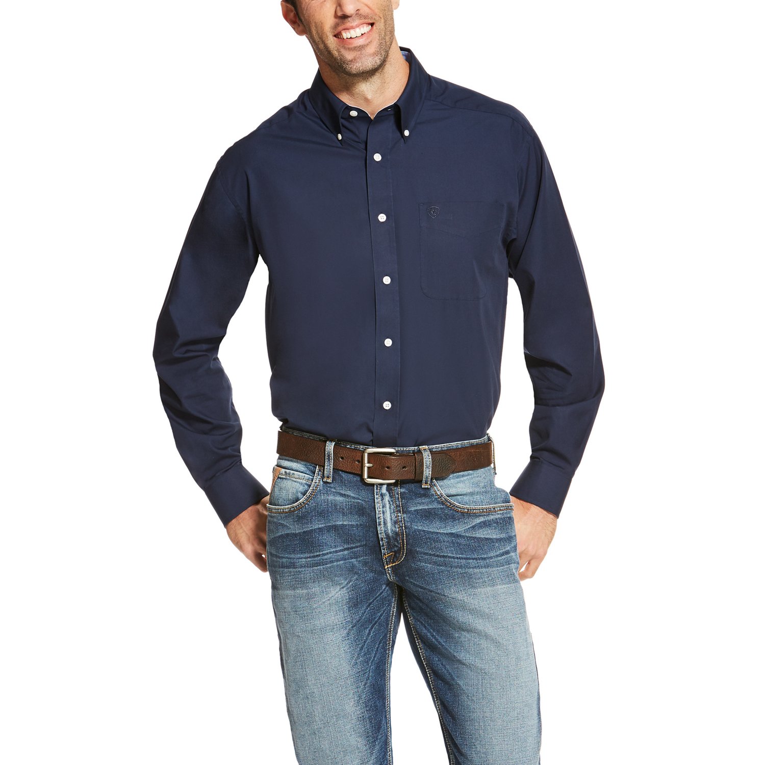 Ariat Men's Wrinkle Free Solid Shirt