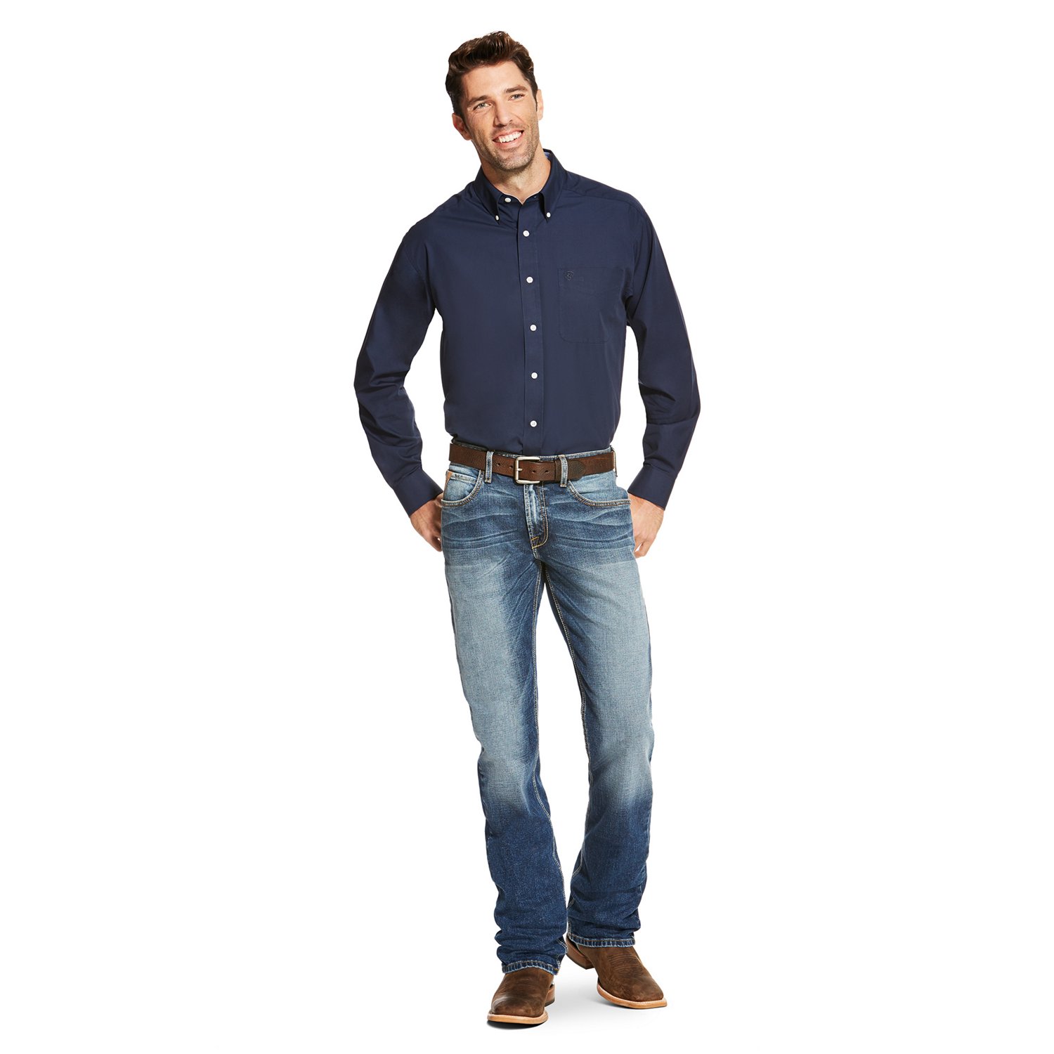 Ariat Men's Wrinkle Free Solid Shirt - view number 2