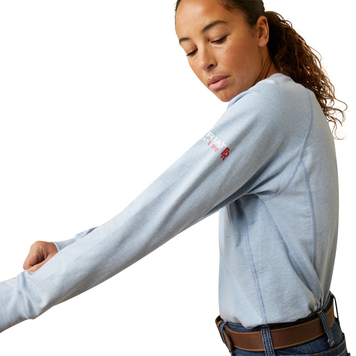 Ariat Women's Air Long Sleeve Henley Shirt                                                                                       - view number 4