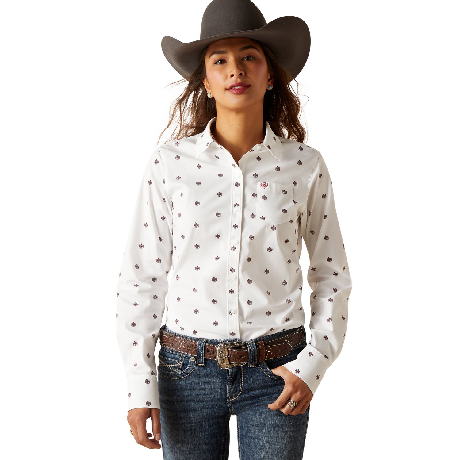 Ariat Women's Kirby Stretch Printed Long Sleeve Shirt