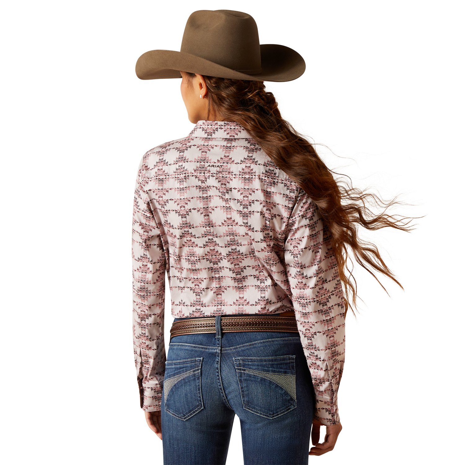 Ariat Women's Kirby Stretch Printed Long Sleeve Shirt                                                                            - view number 2