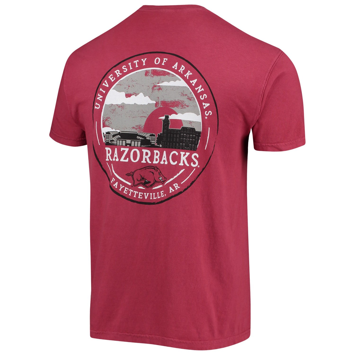 Arkansas Razorbacks Circle Campus Scene T-Shirt
