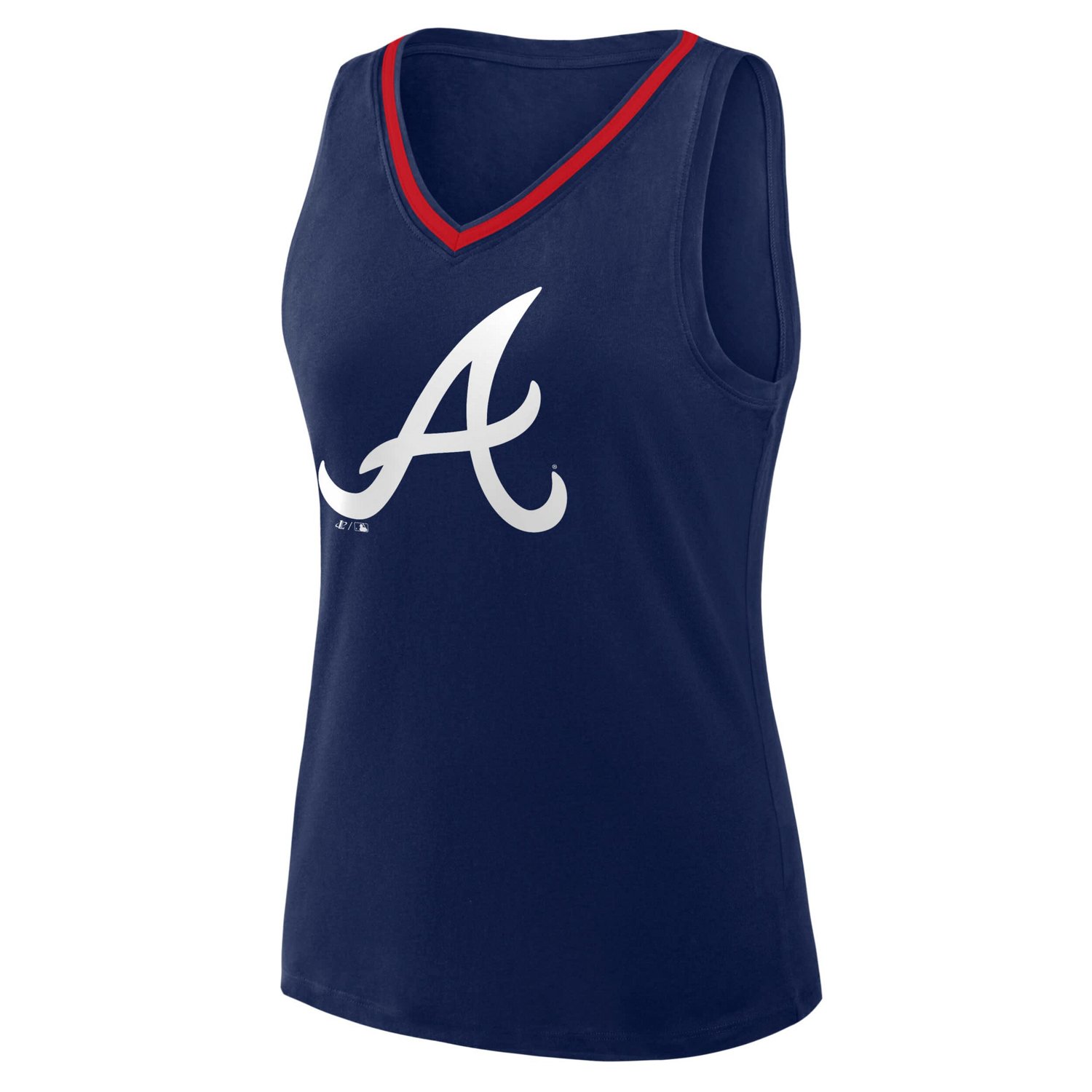 Atlanta Braves Plus Sized Stellar Win V-Neck Tank Top - view number 2