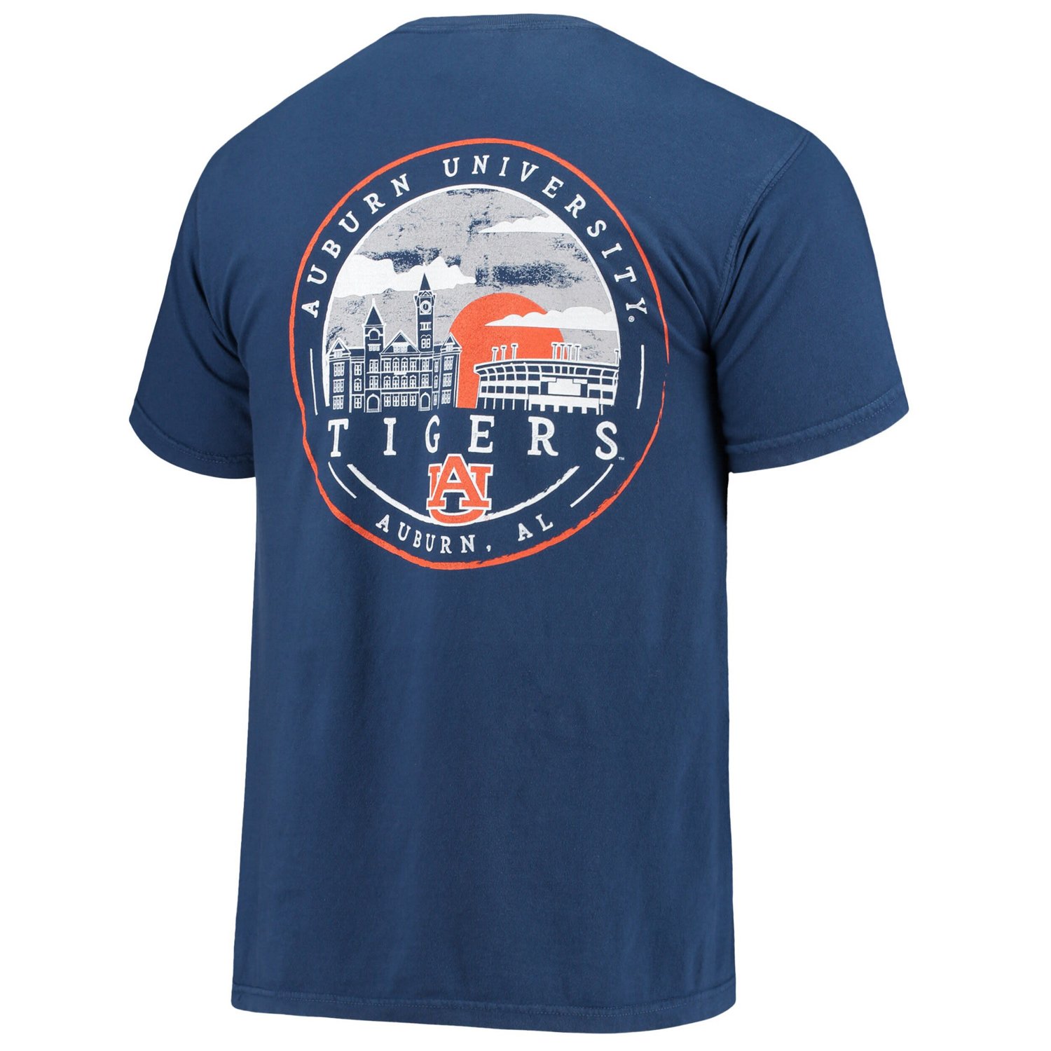 Auburn Tigers Circle Campus Scene T-Shirt - view number 3