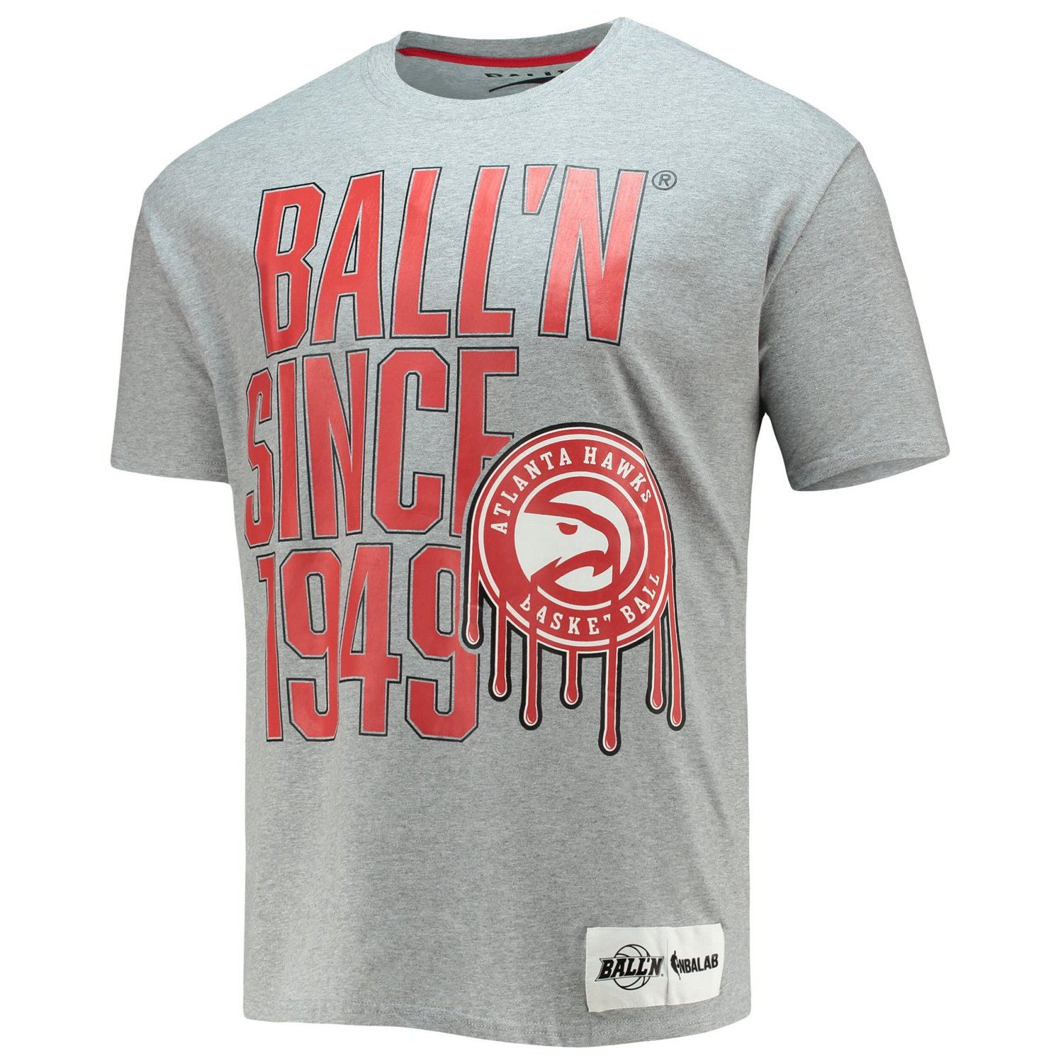 BALL'N Heathered Gray Atlanta Hawks Since 1949 T-Shirt - view number 2