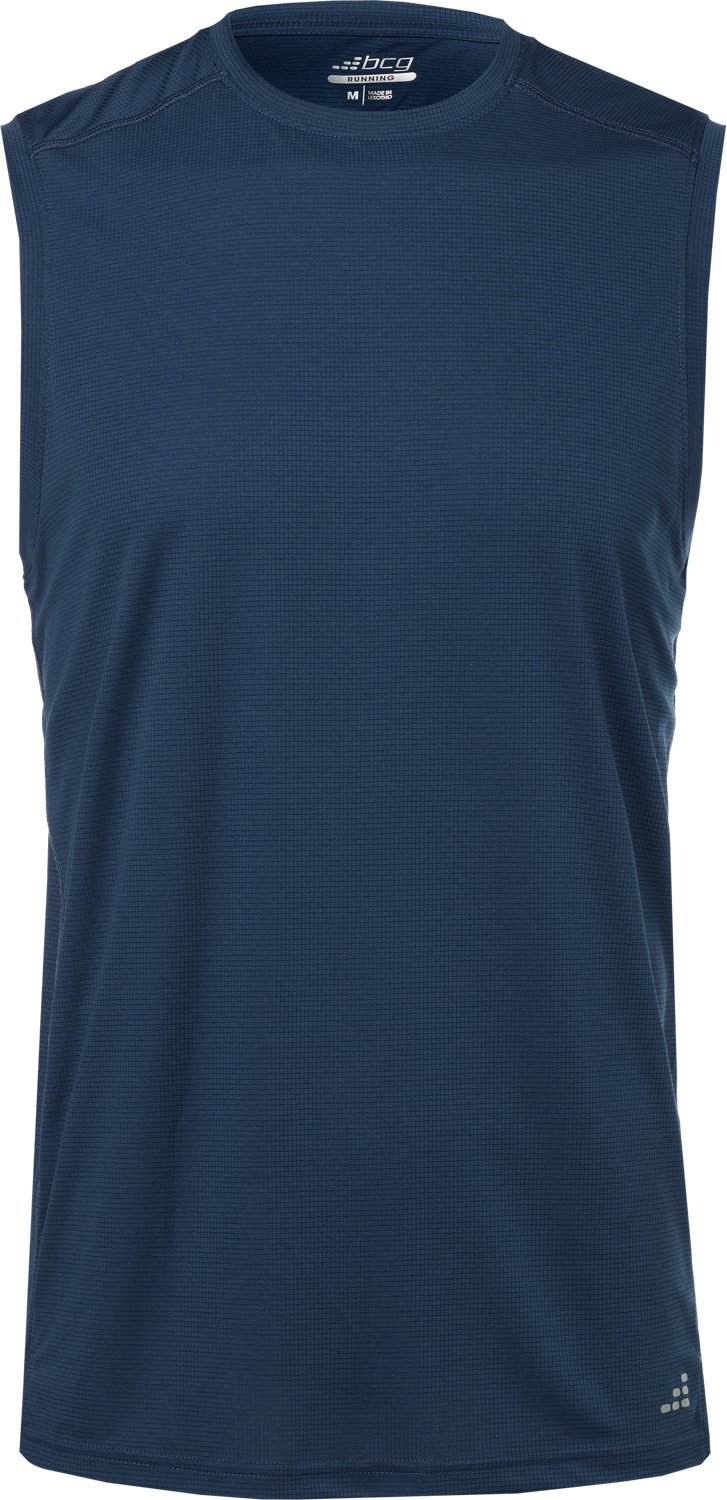 BCG Men's Run Grid Mesh Muscle Tank Top - view number 4