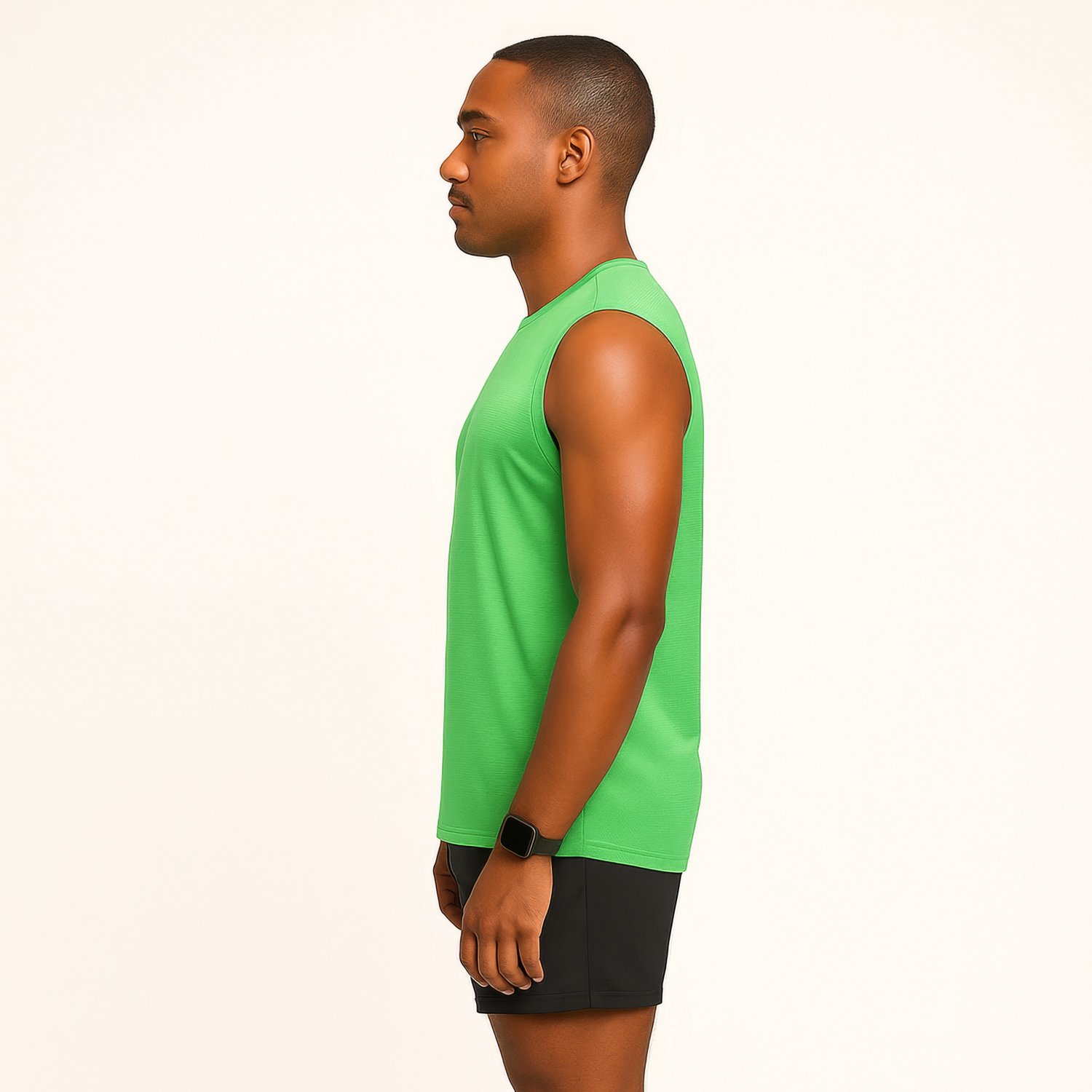 BCG Men's Run Grid Mesh Muscle Tank Top - view number 3