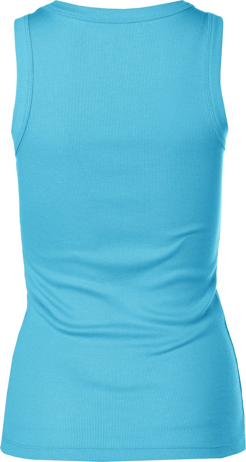 BCG Women's Sign High Neck Solid Rib Tank Top - view number 5