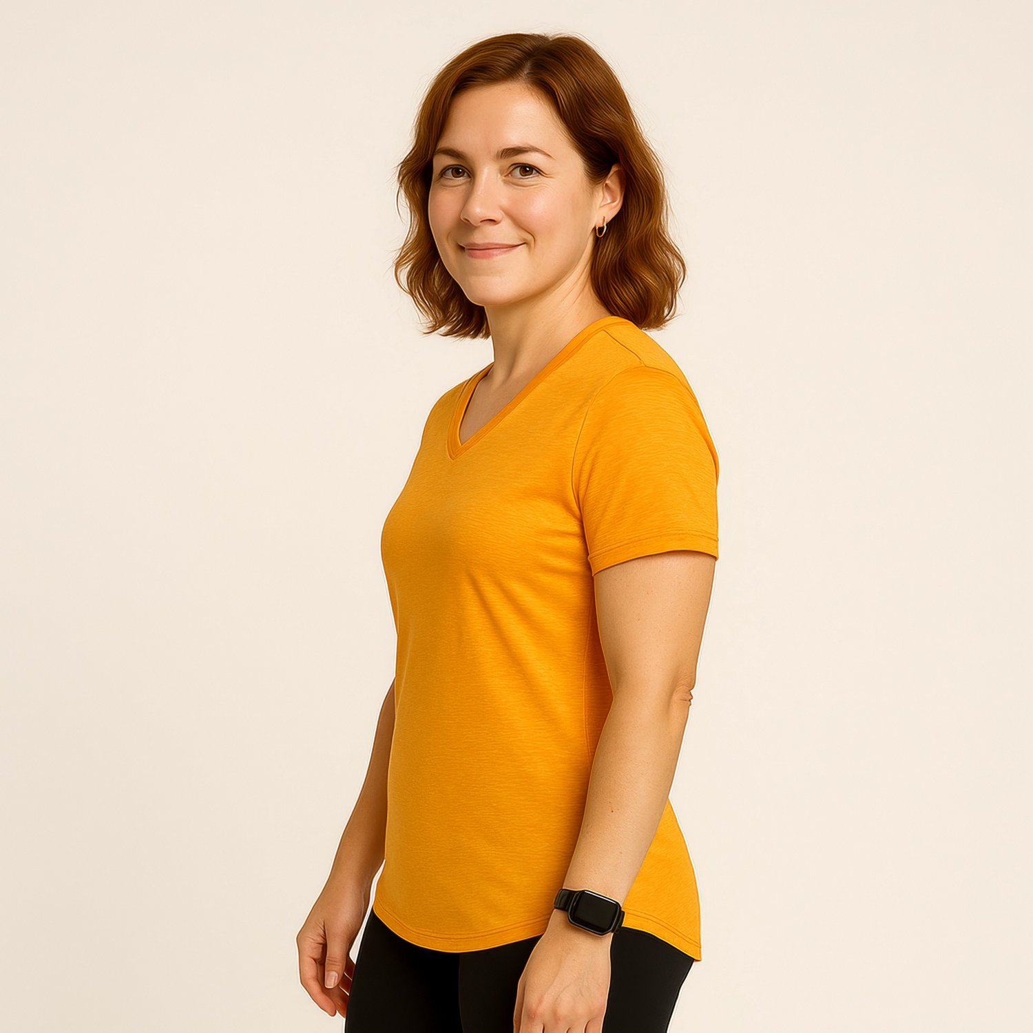 BCG Women's Turbo Melange V-neck T-shirt - view number 2