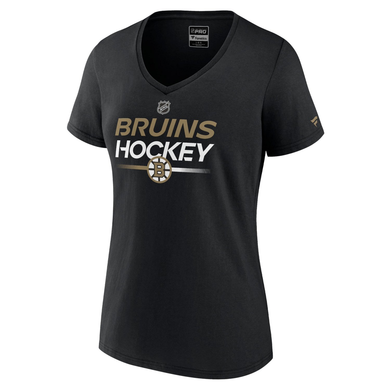 Boston Bruins Authentic Pro V-Neck T-Shirt                                                                                       - view number 2