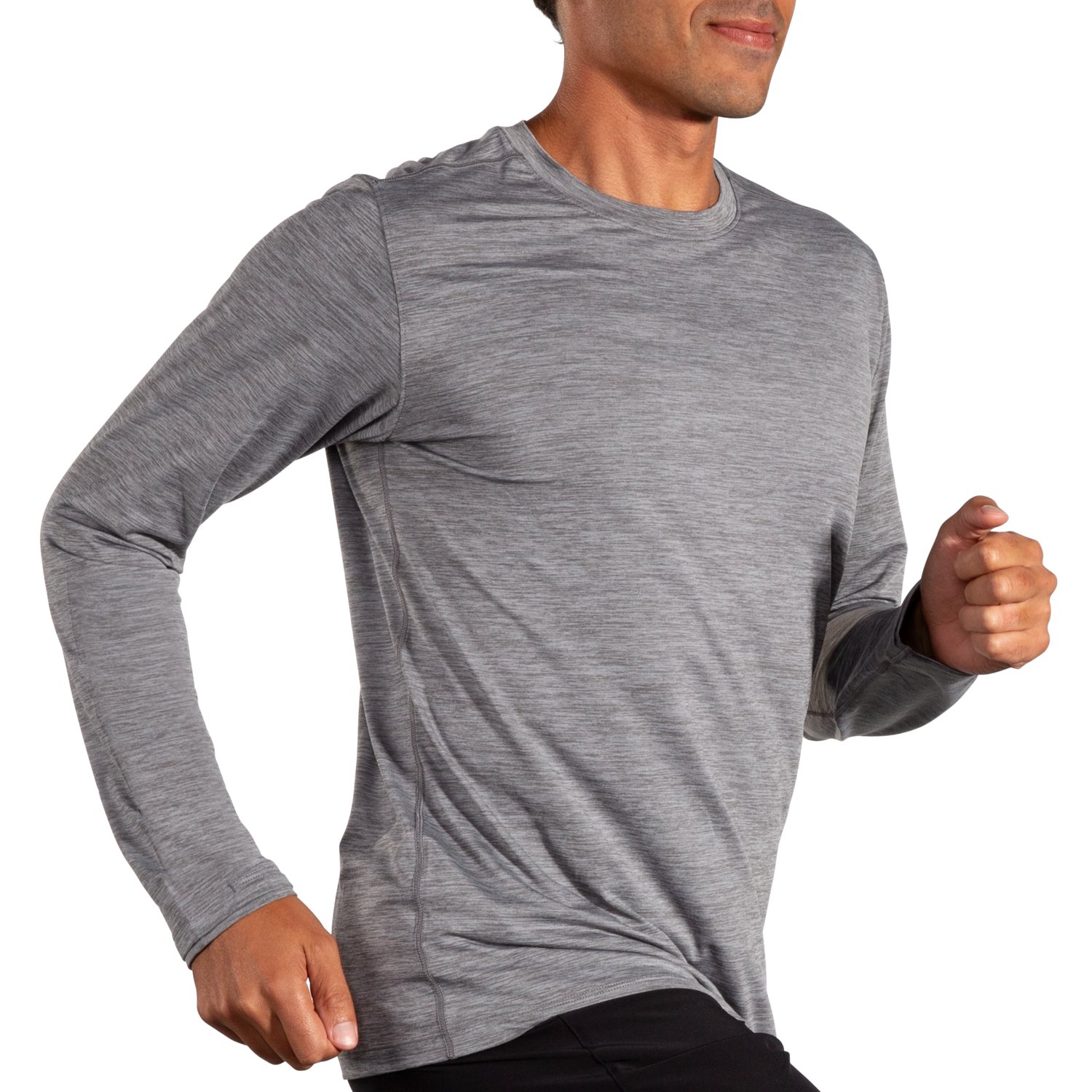 Brooks Men's Luxe Long Sleeve Tee - view number 4