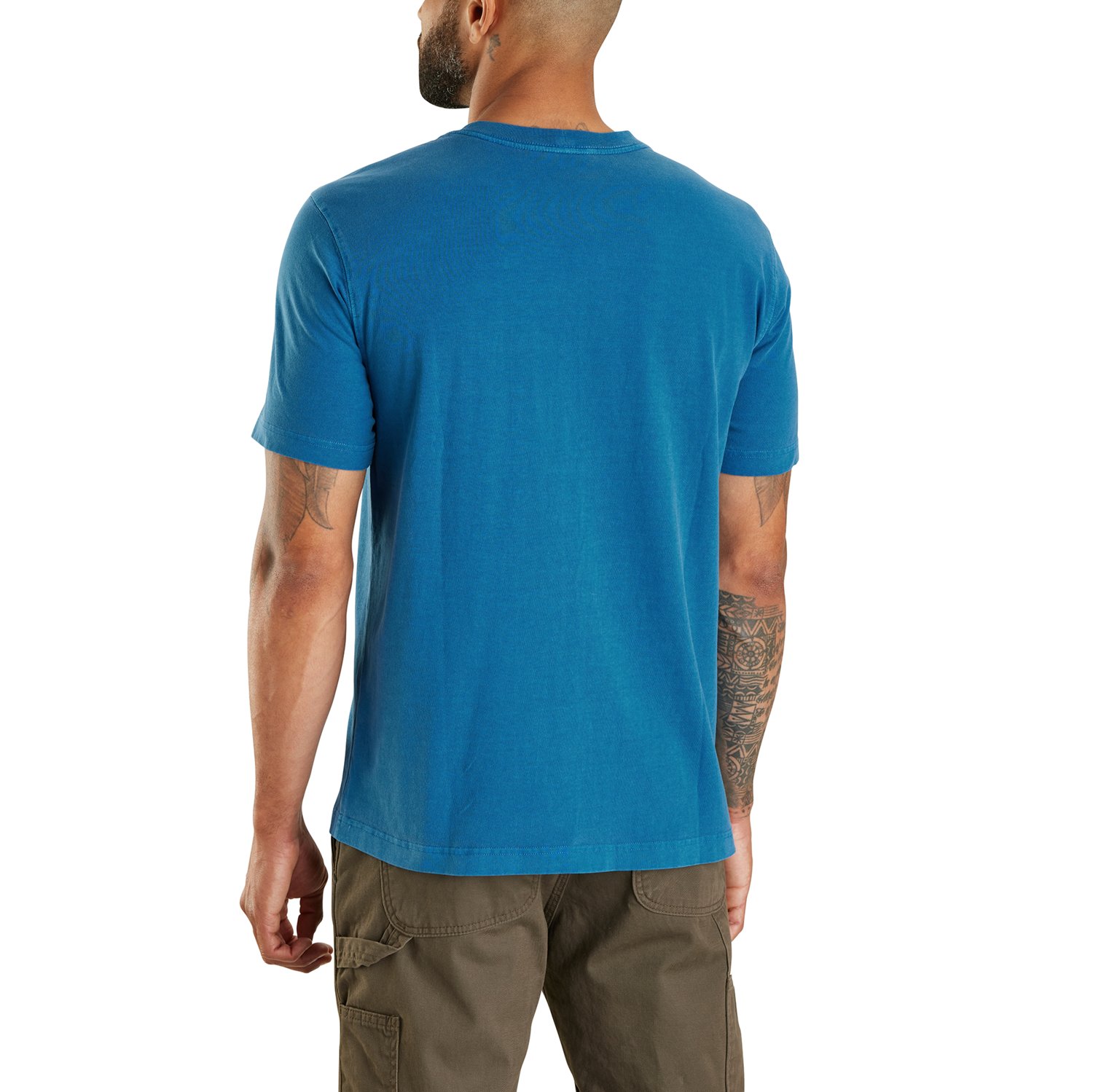 Carhartt Men's Relaxed Fit Short Sleeve Garment Dyed Pocket T-shirt - view number 2