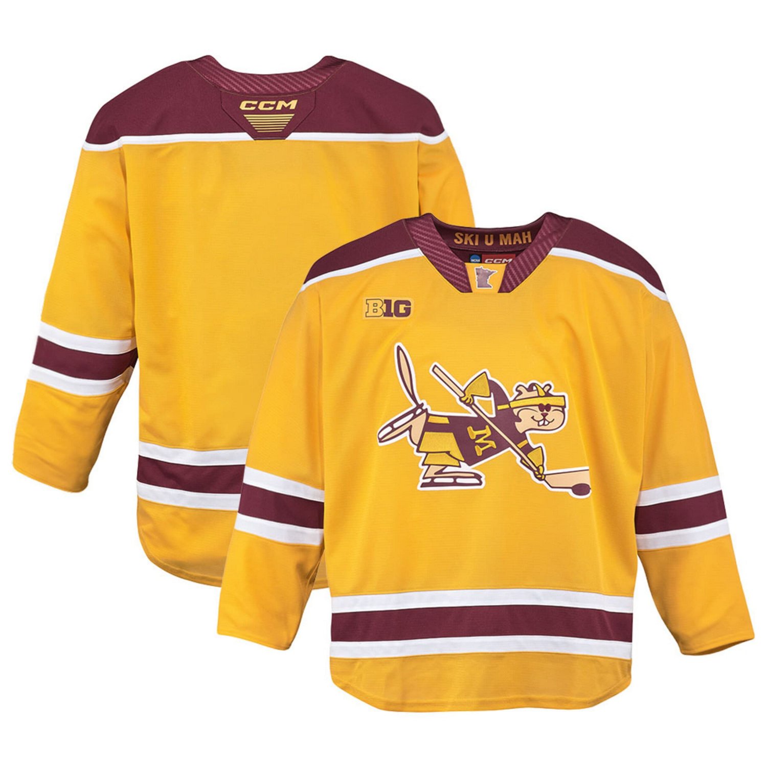 CCM Minnesota en Gophers Third Replica Hockey Jersey