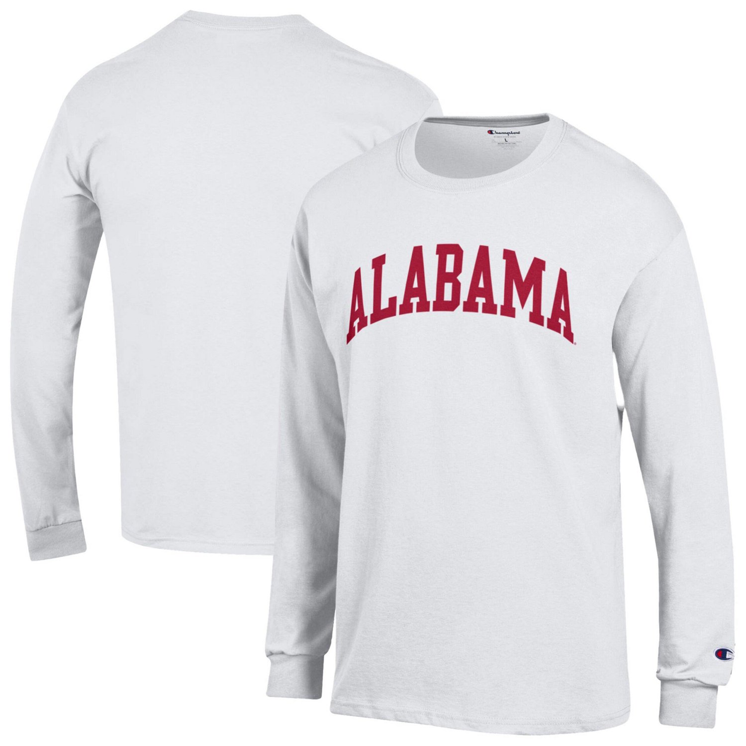 Champion Alabama Crimson Tide Basic Arch Long Sleeve T-Shirt