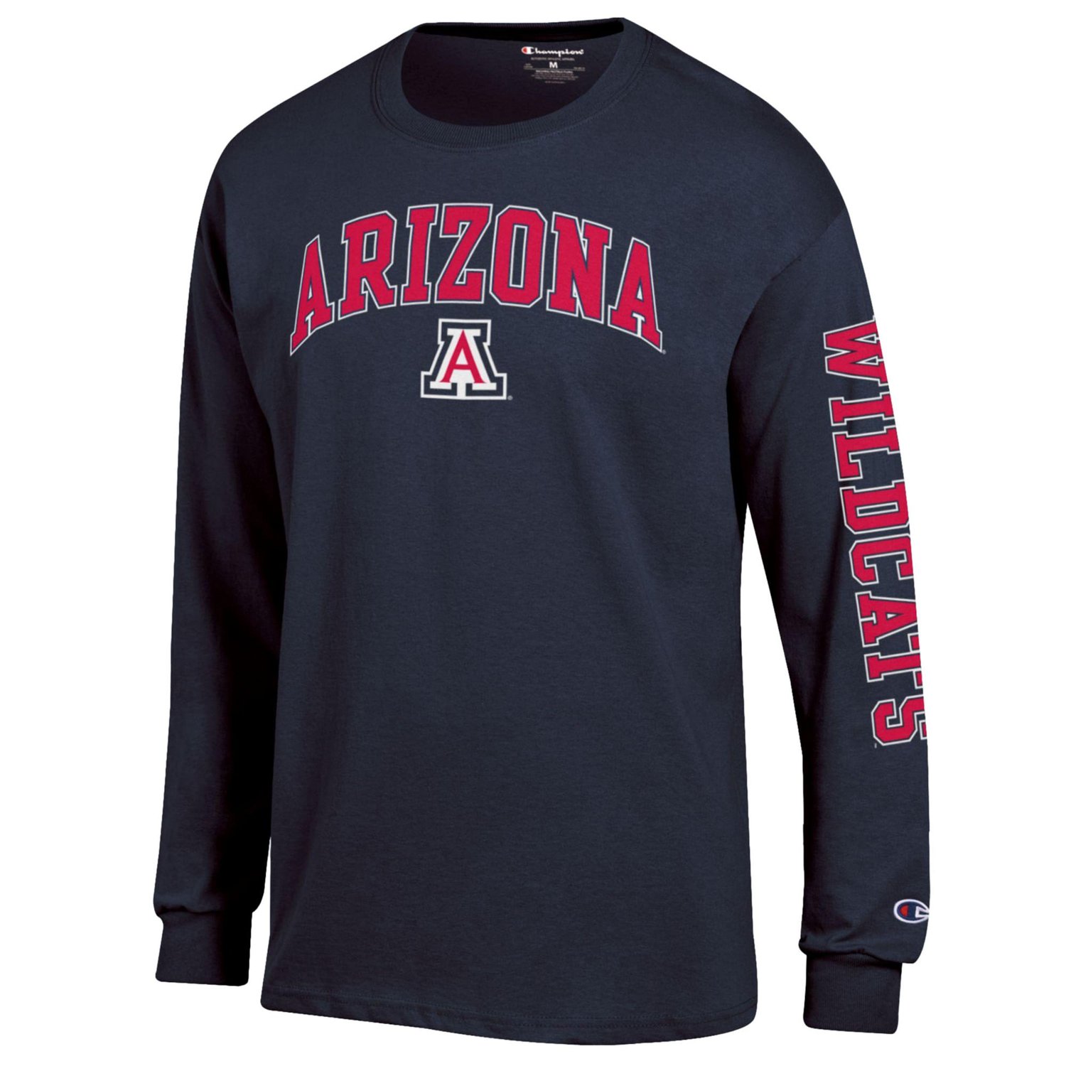 Champion Arizona Wildcats Arch Over Logo 2-Hit Long Sleeve T-Shirt - view number 2