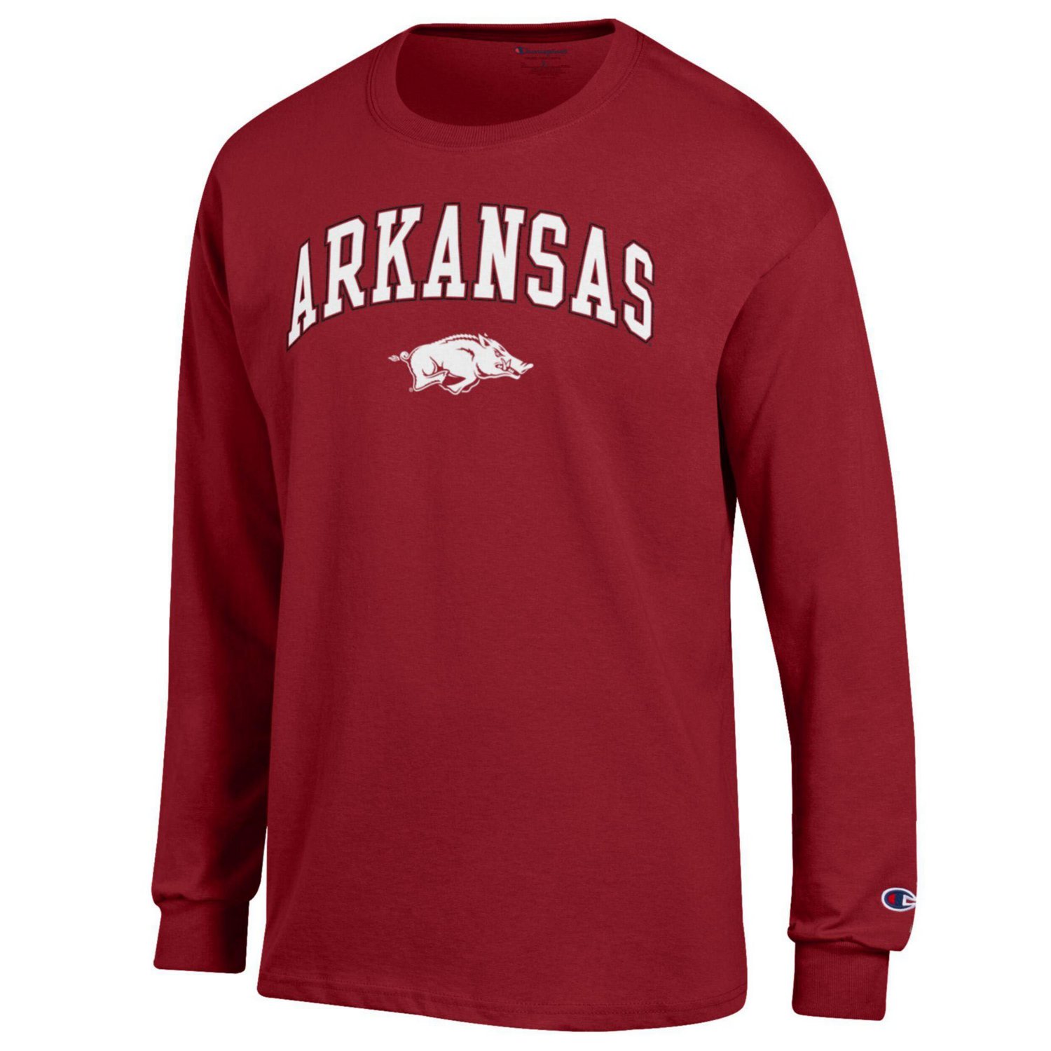 Champion Arkansas Razorbacks Arch Over Logo Long Sleeve T-Shirt                                                                  - view number 2