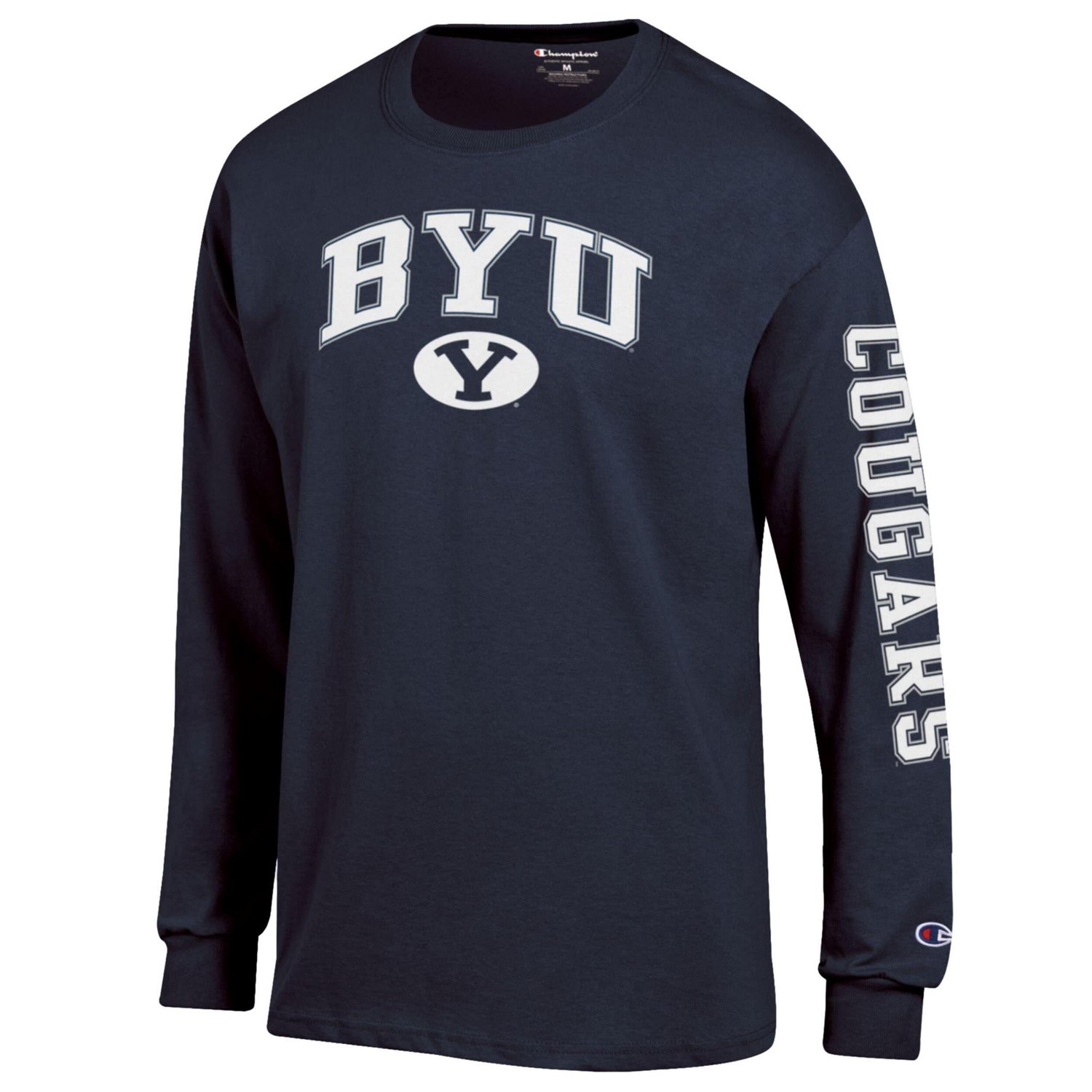 Champion BYU Cougars Arch Over Logo 2-Hit Long Sleeve T-Shirt - view number 2