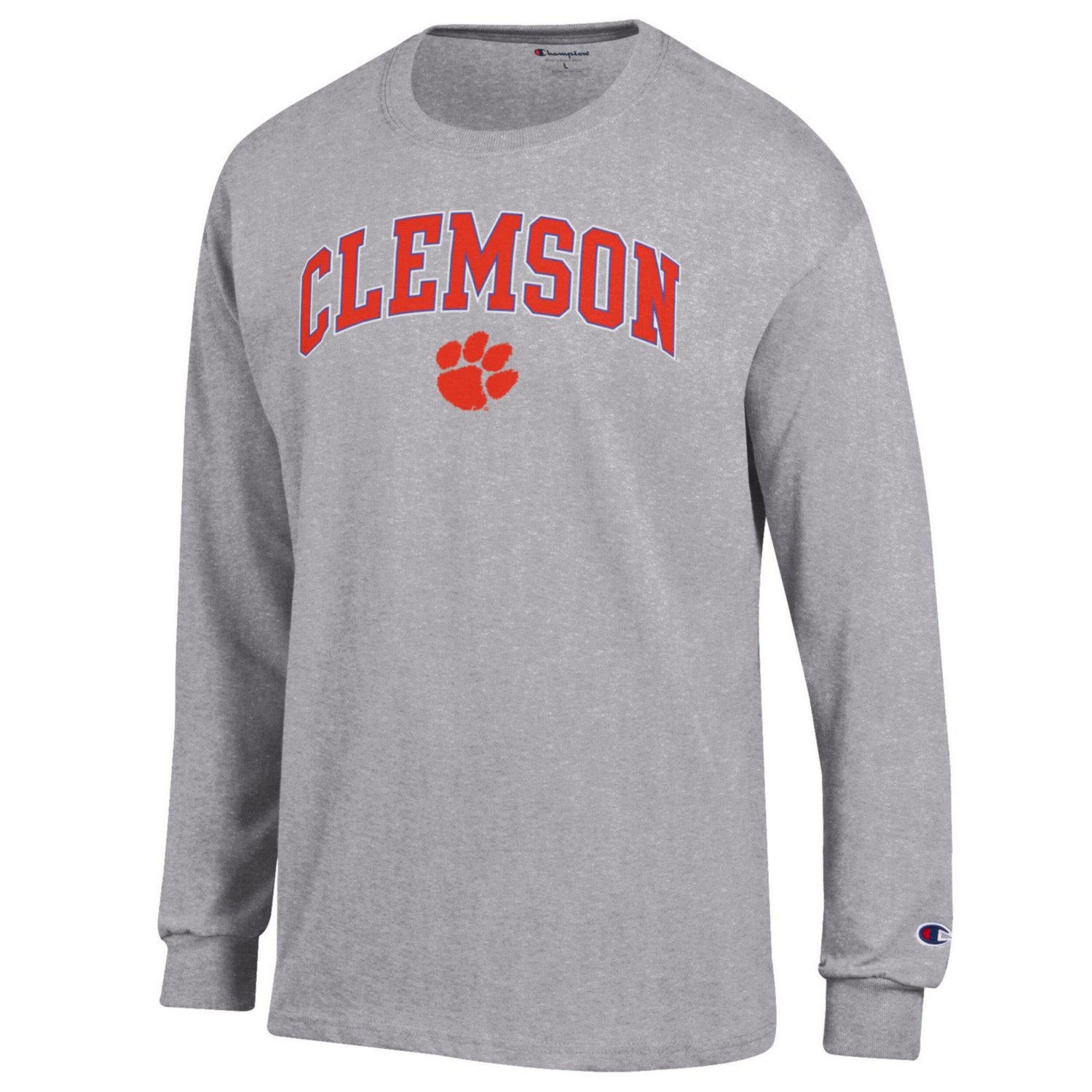 Champion Clemson Tigers Arch Over Logo Long Sleeve T-Shirt - view number 2