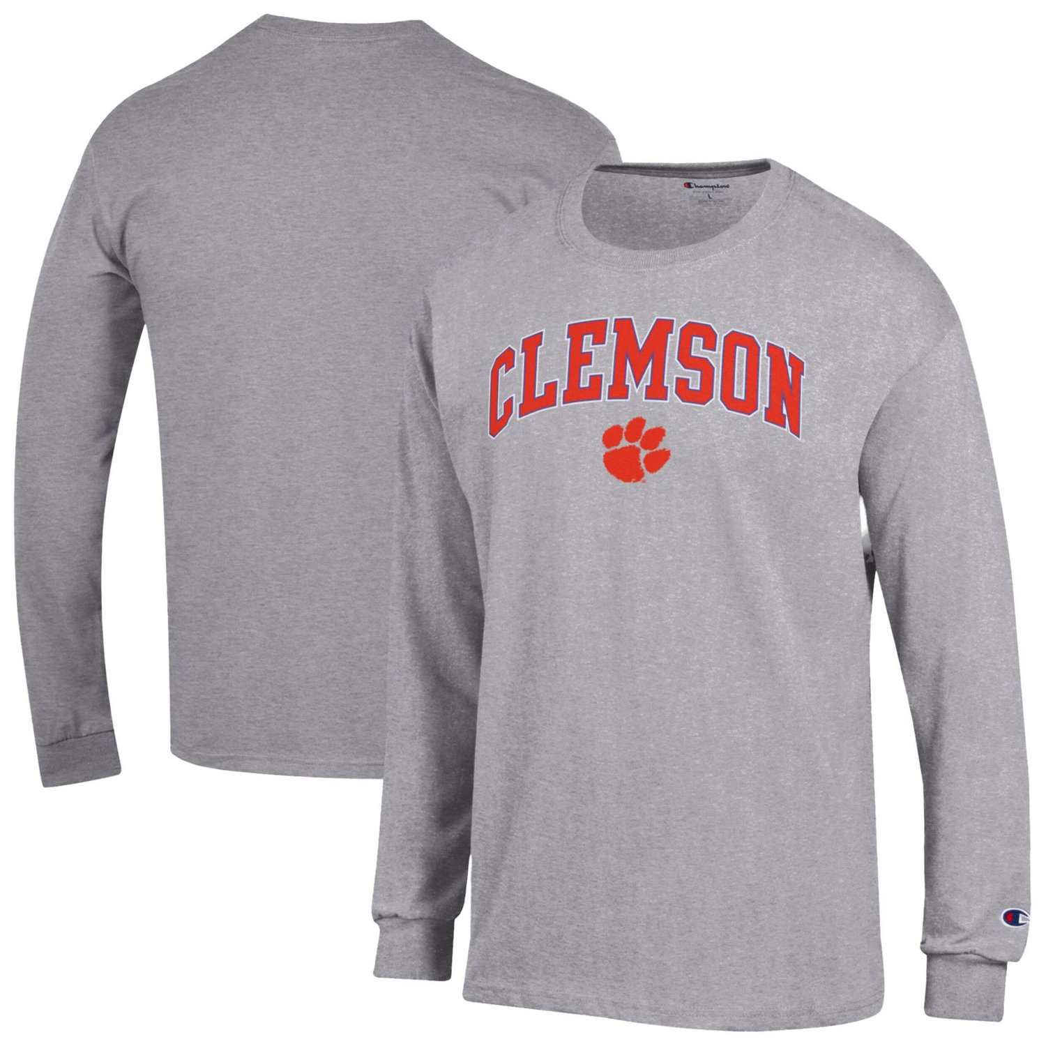 Champion Clemson Tigers Arch Over Logo Long Sleeve T-Shirt - view number 1