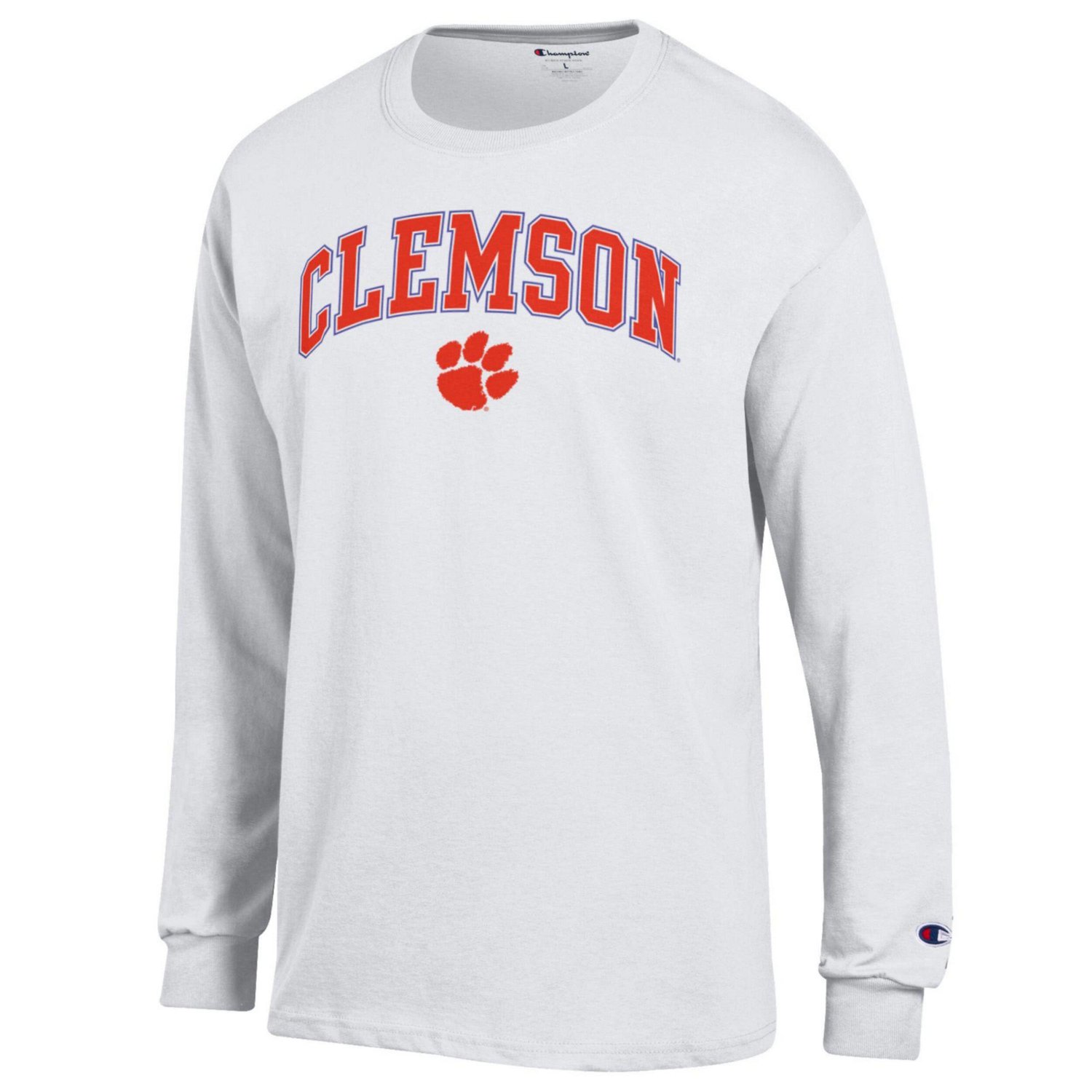 Champion Clemson Tigers Arch Over Logo Long Sleeve T-Shirt - view number 2