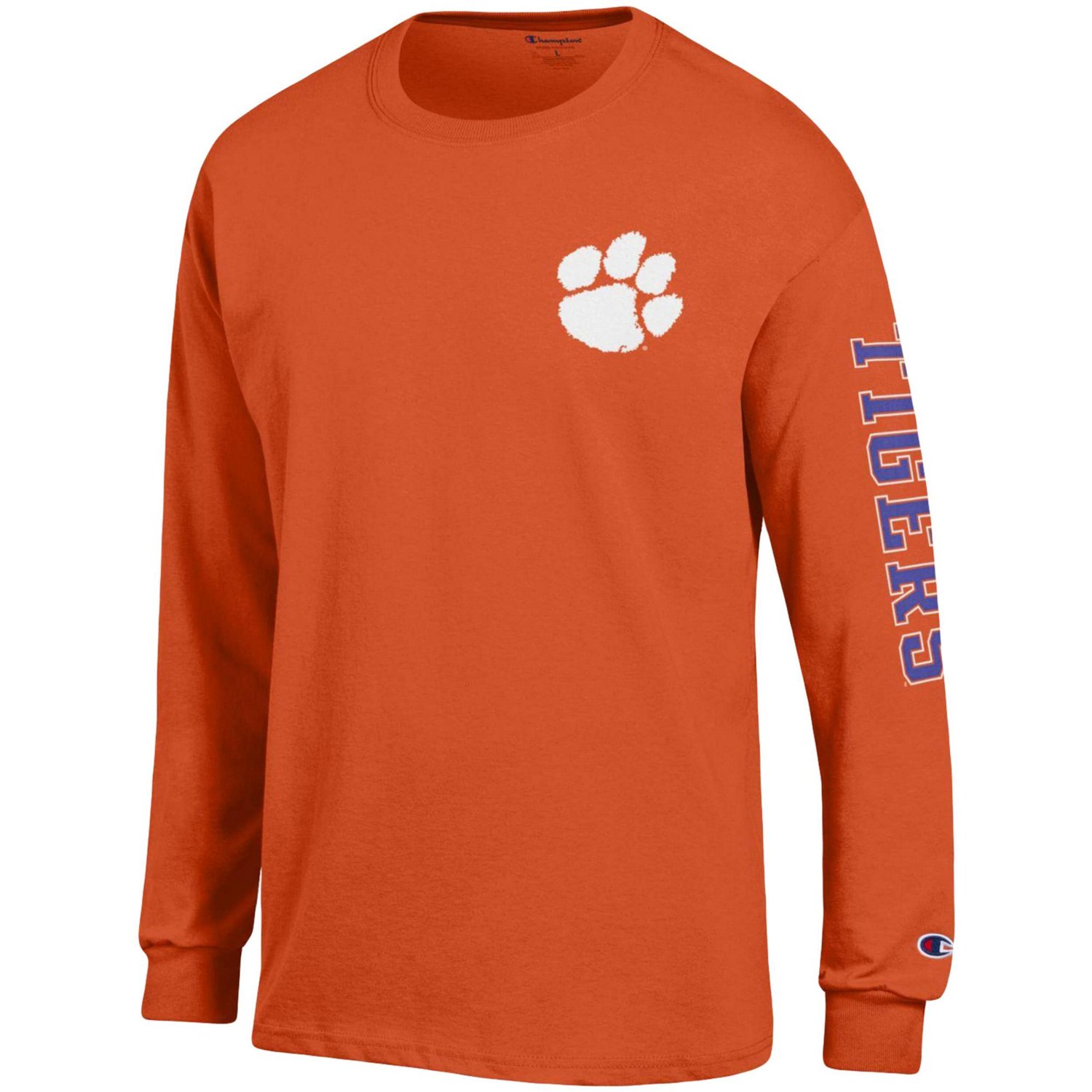 Champion Clemson Tigers Team Stack Long Sleeve T-Shirt - view number 2