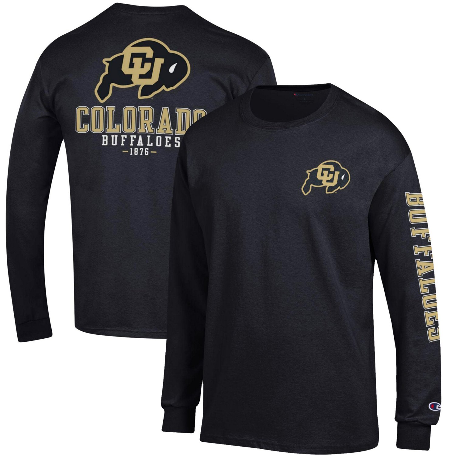 Champion Colorado Buffaloes Team Stack Long Sleeve T-Shirt - view number 1