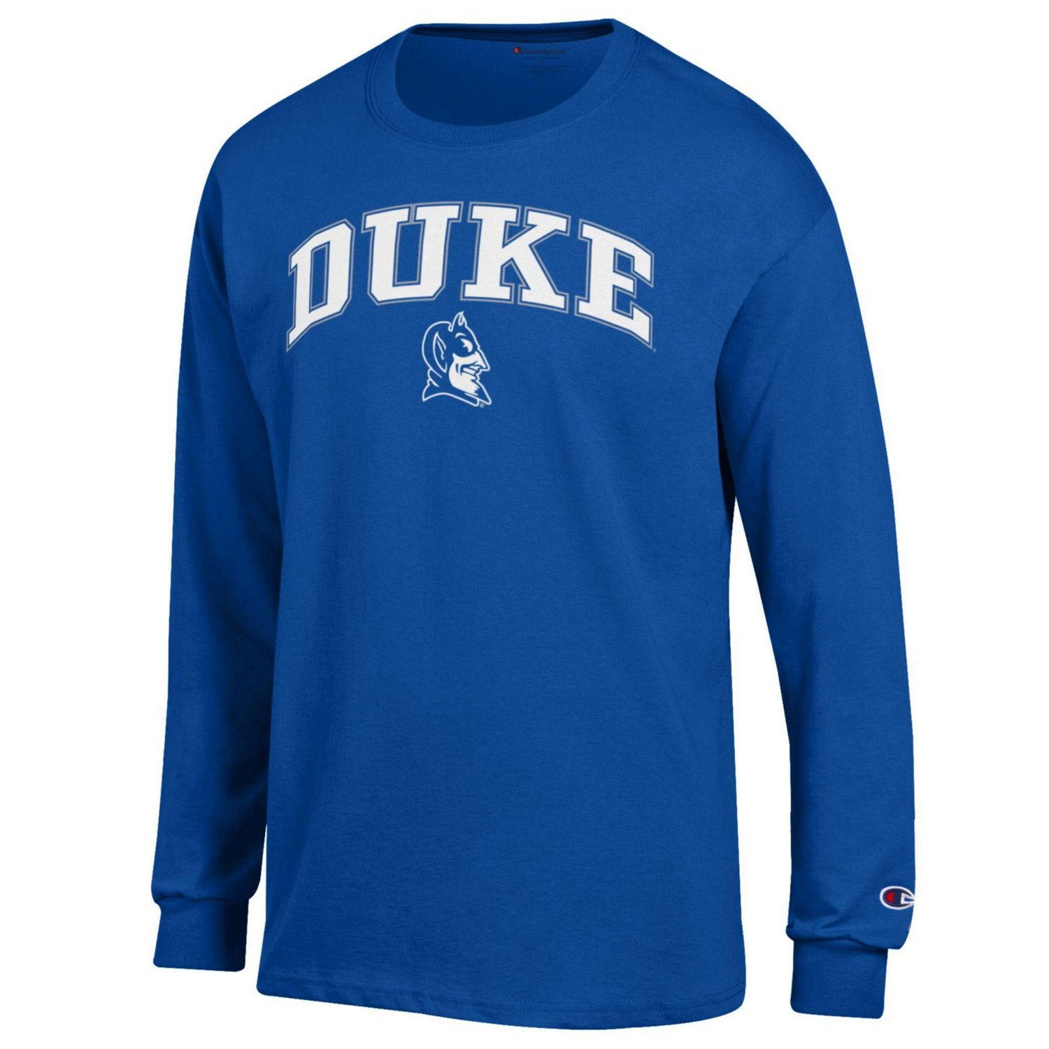 Champion Duke Blue Devils Arch Over Logo Long Sleeve T-Shirt - view number 2