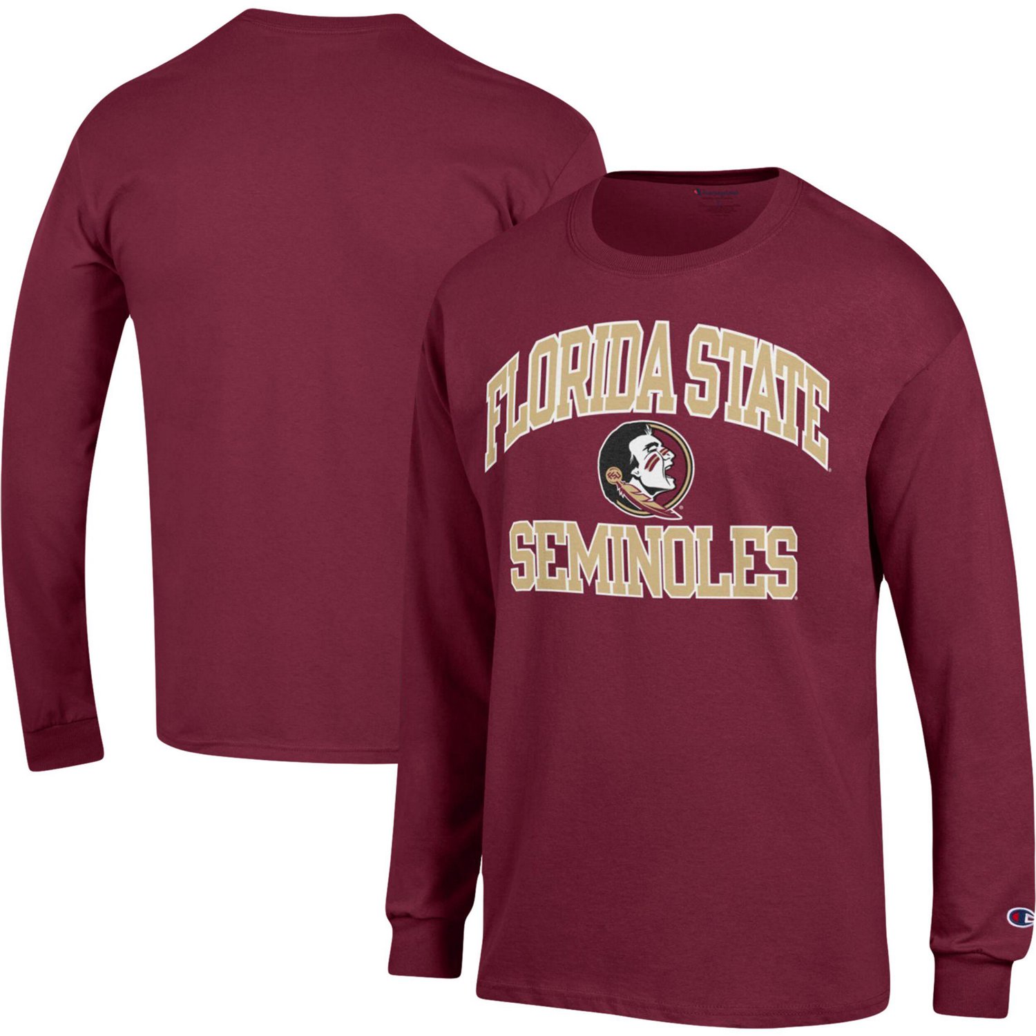 Champion Florida State Seminoles High Motor Long Sleeve T-Shirt
