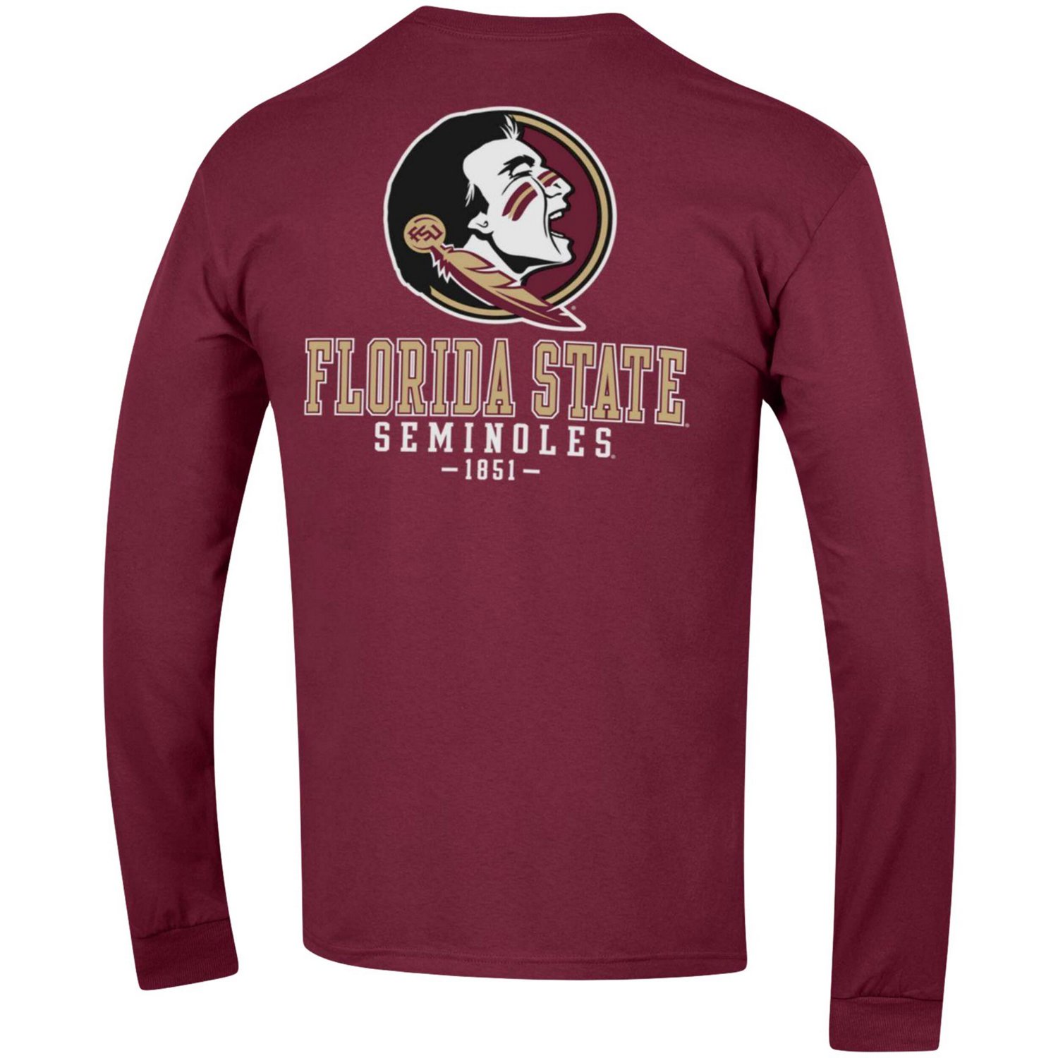 Champion Florida State Seminoles Team Stack Long Sleeve T-Shirt                                                                  - view number 3