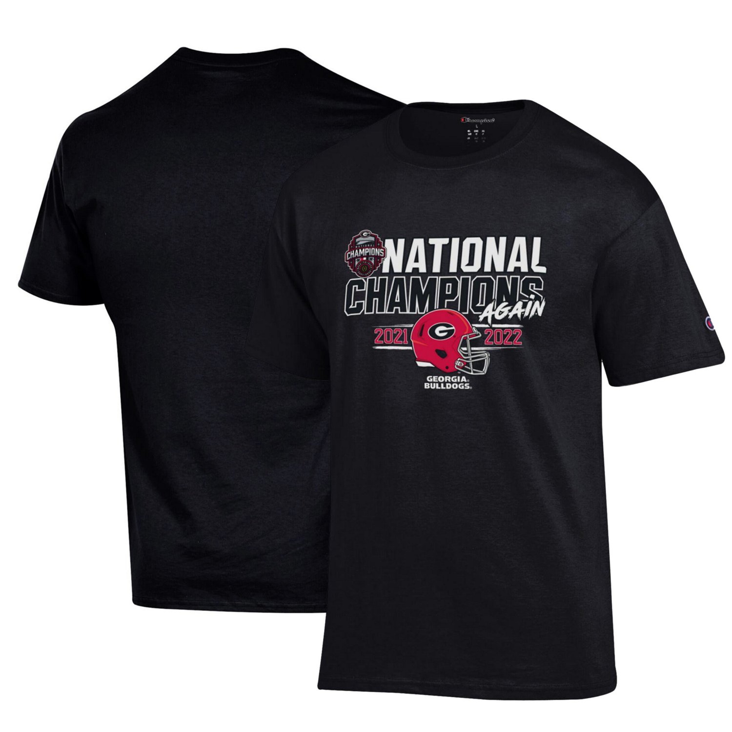 Champion Georgia Bulldogs Back To Back College Football Playoff National Champions T Shirt Academy