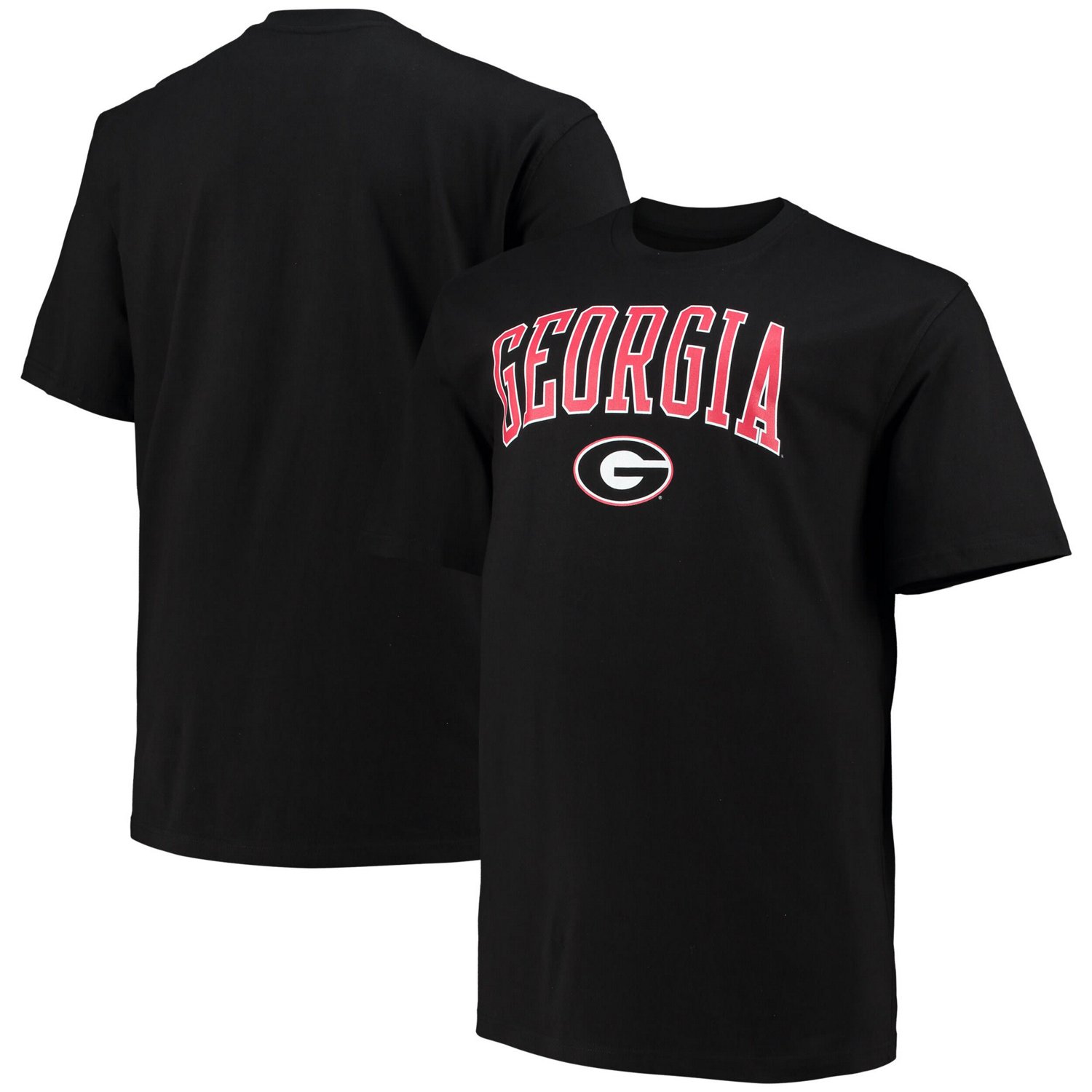 Champion Heathered Charcoal Georgia Bulldogs Big  Tall Arch Over Wordmark T-Shirt - view number 1