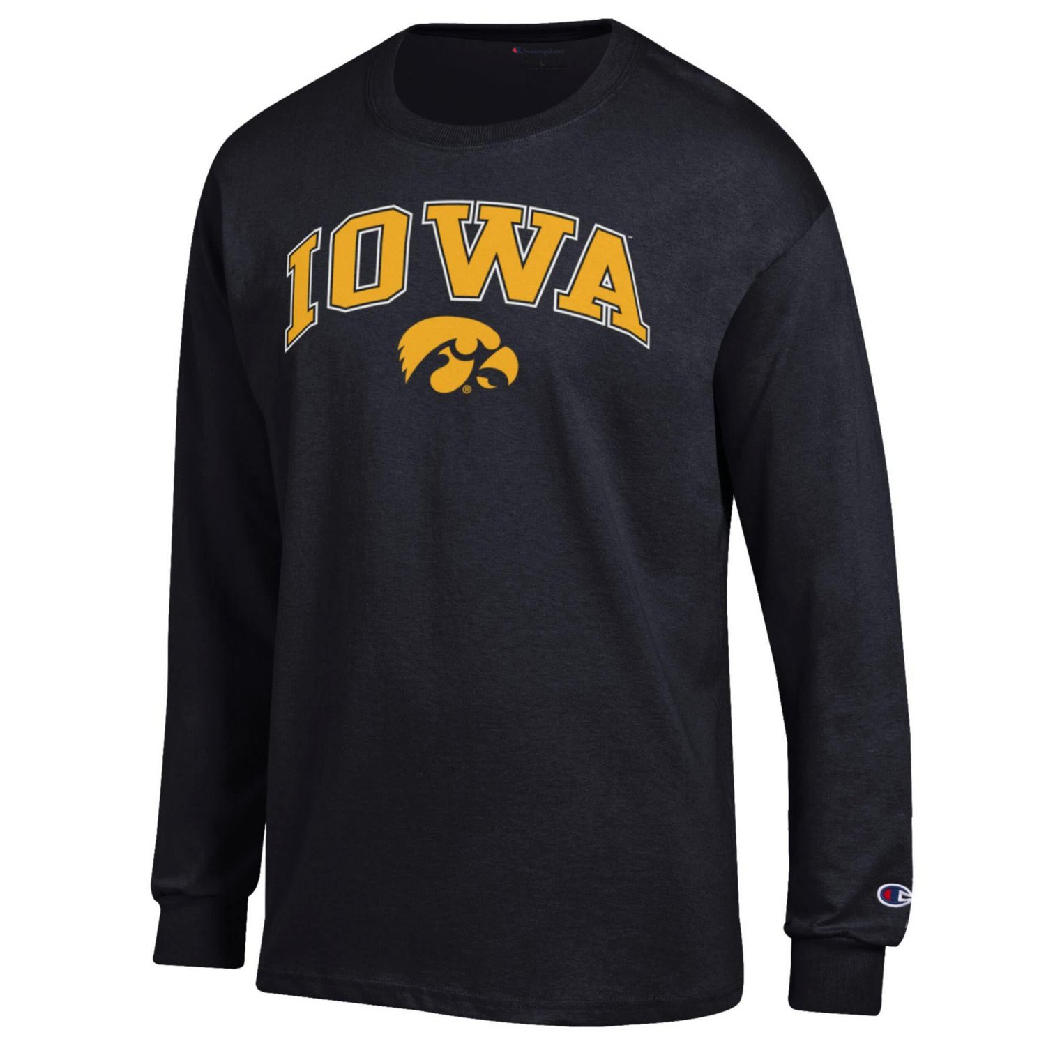 Champion Iowa Hawkeyes Arch Over Logo Long Sleeve T-Shirt - view number 2