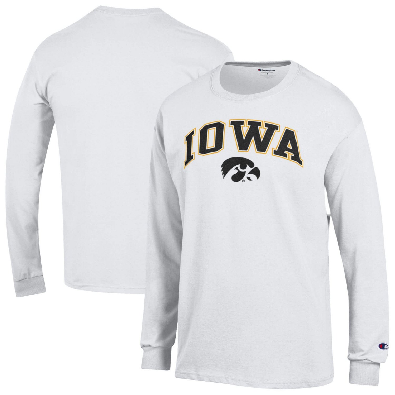 Champion Iowa Hawkeyes Arch Over Logo Long Sleeve T-Shirt