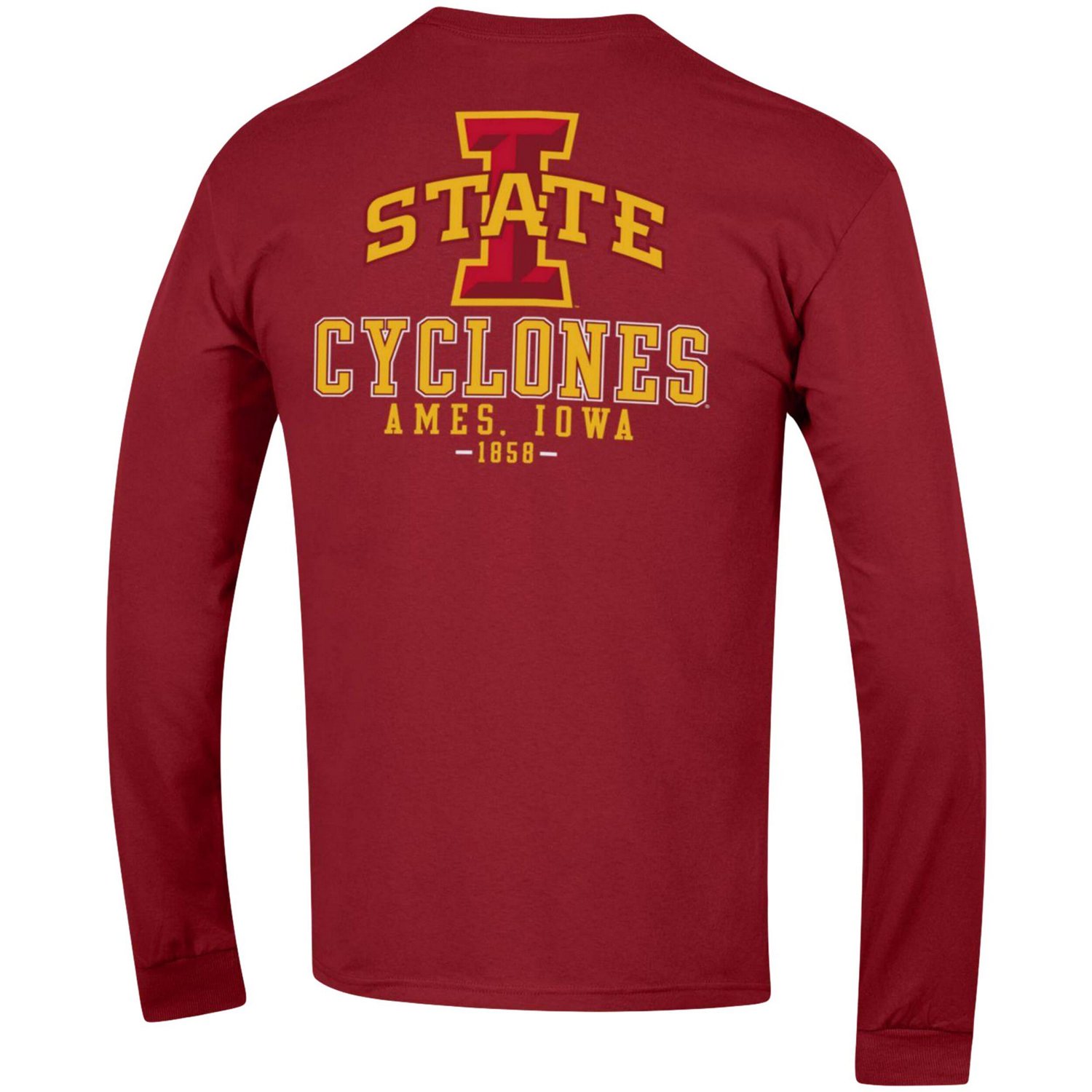 Champion Iowa State Cyclones Team Stack Long Sleeve T-Shirt - view number 3