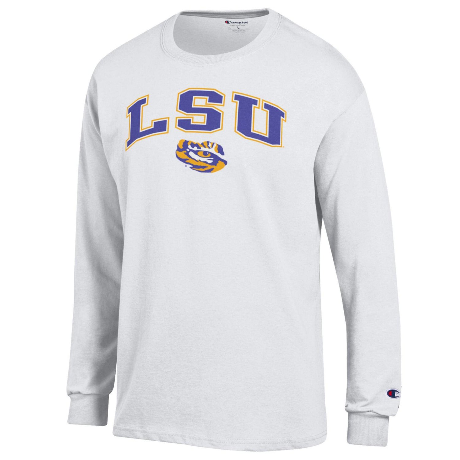 Champion LSU Tigers Arch Over Logo Long Sleeve T-Shirt - view number 2