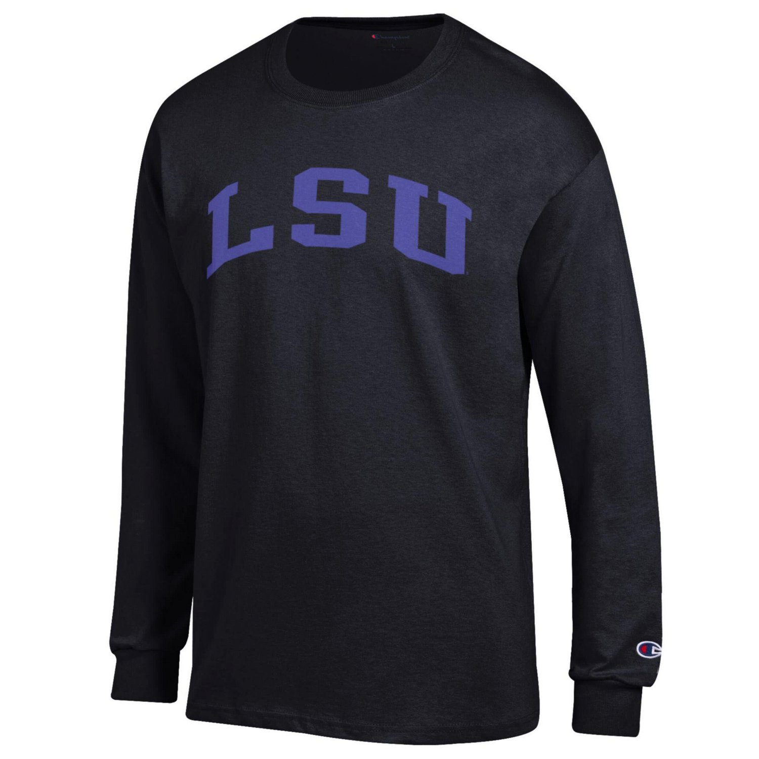 Champion LSU Tigers Basic Arch Long Sleeve T-Shirt - view number 2