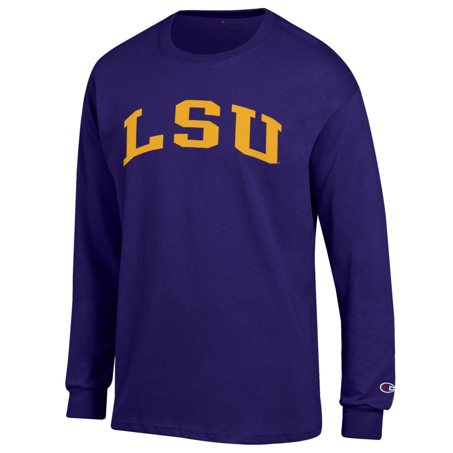 Champion LSU Tigers Basic Arch Long Sleeve T-Shirt - view number 2