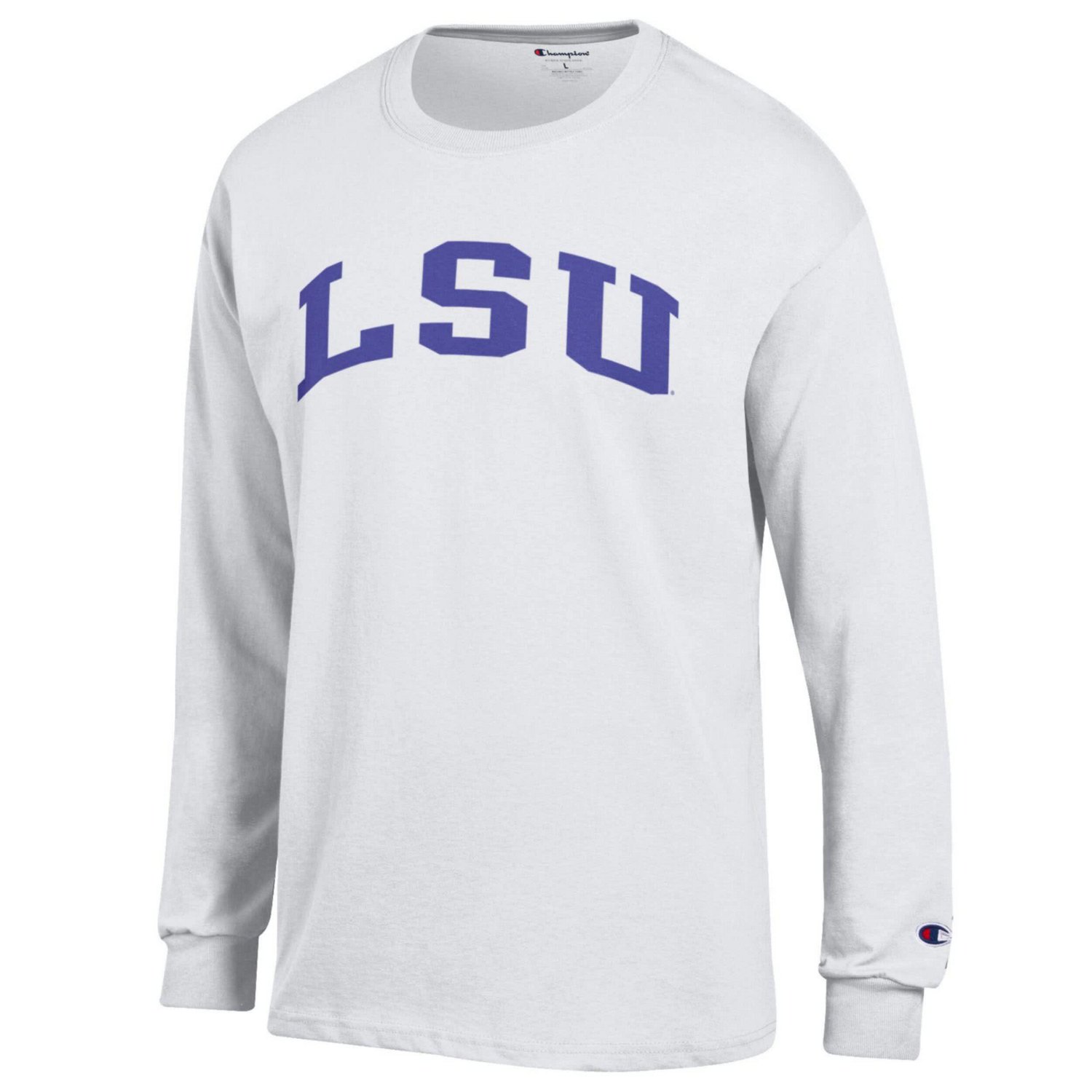 Champion LSU Tigers Basic Arch Long Sleeve T-Shirt - view number 2