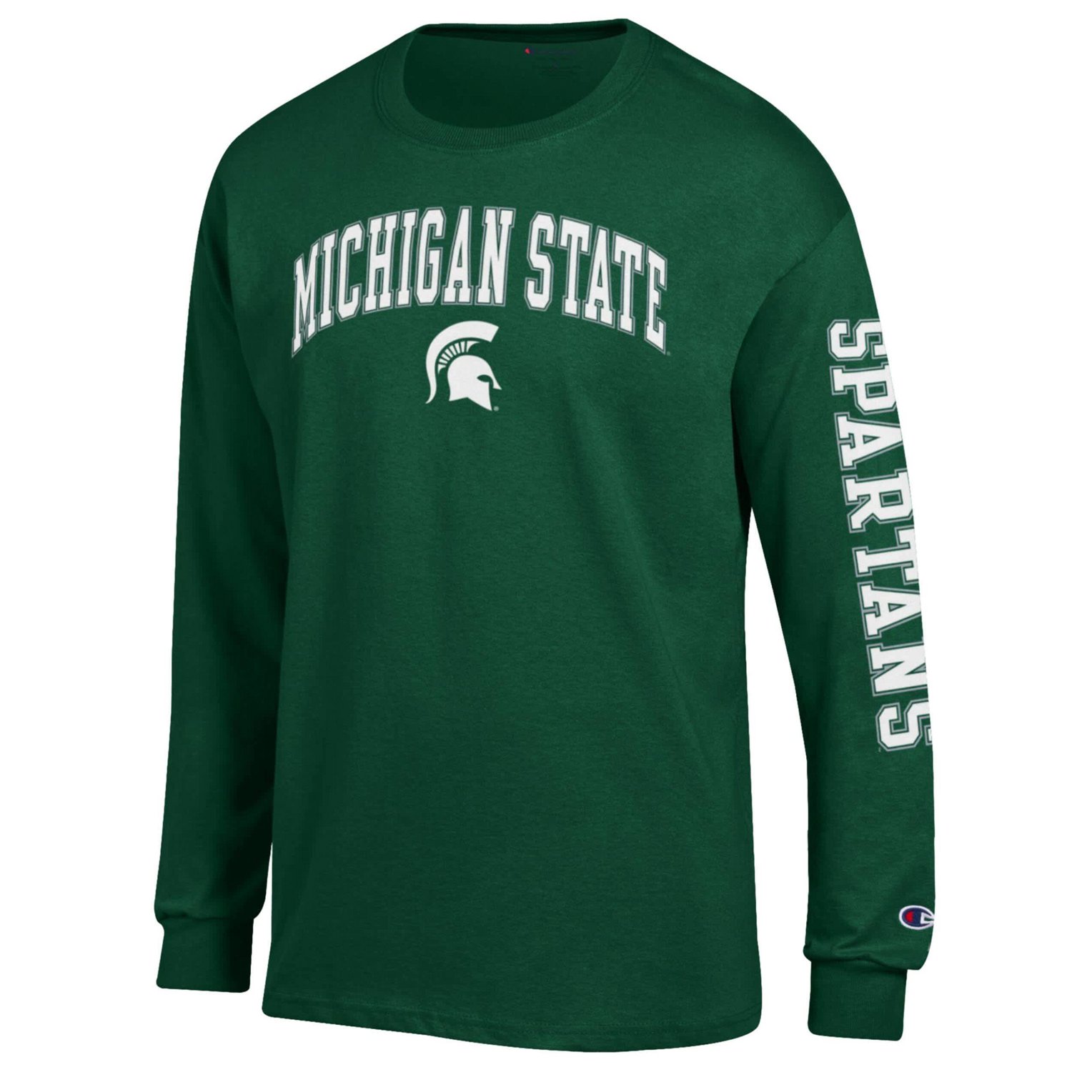 Champion Michigan State Spartans Arch Over Logo 2-Hit Long Sleeve T-Shirt - view number 2