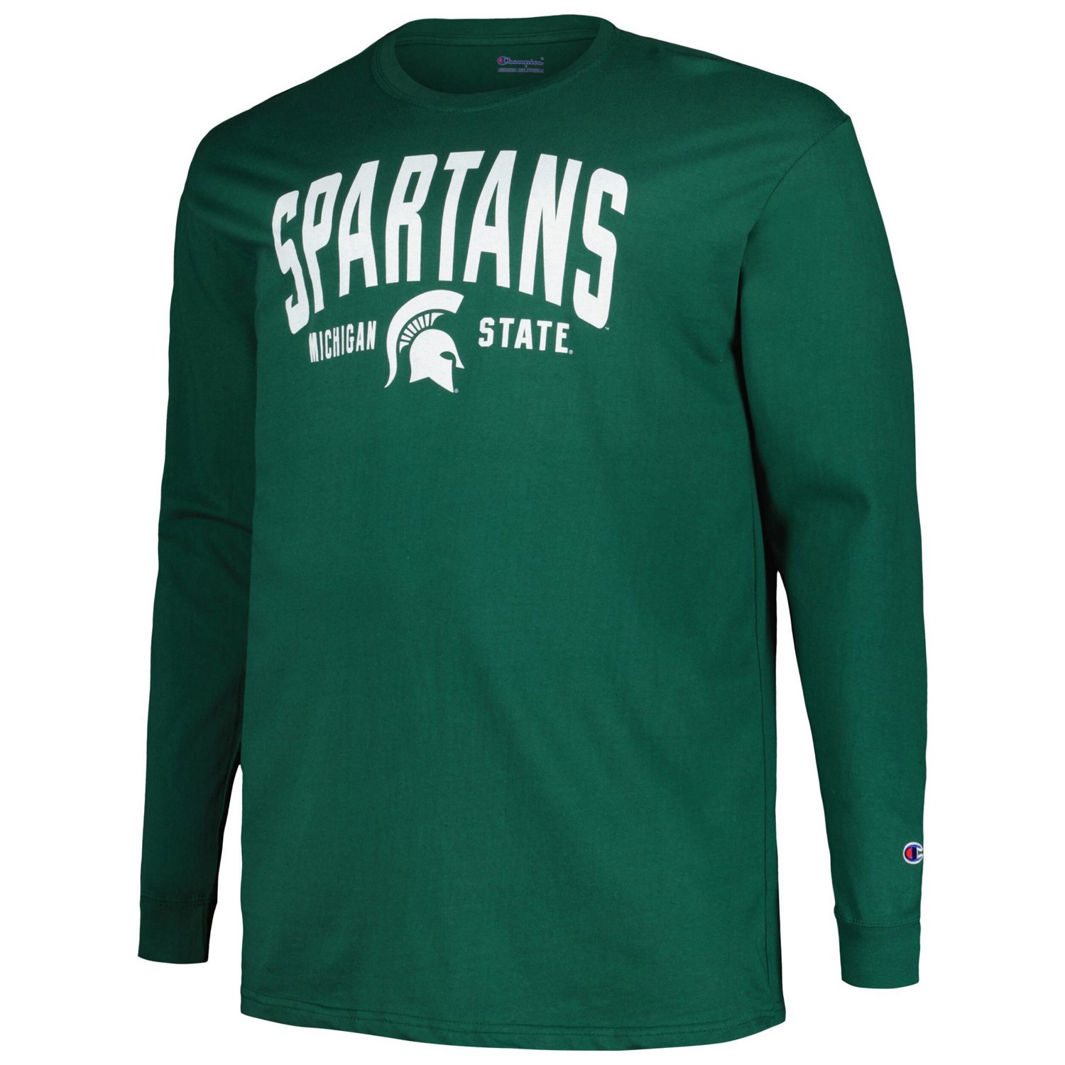 Champion Michigan State Spartans Big  Tall Arch Long Sleeve T-Shirt - view number 2