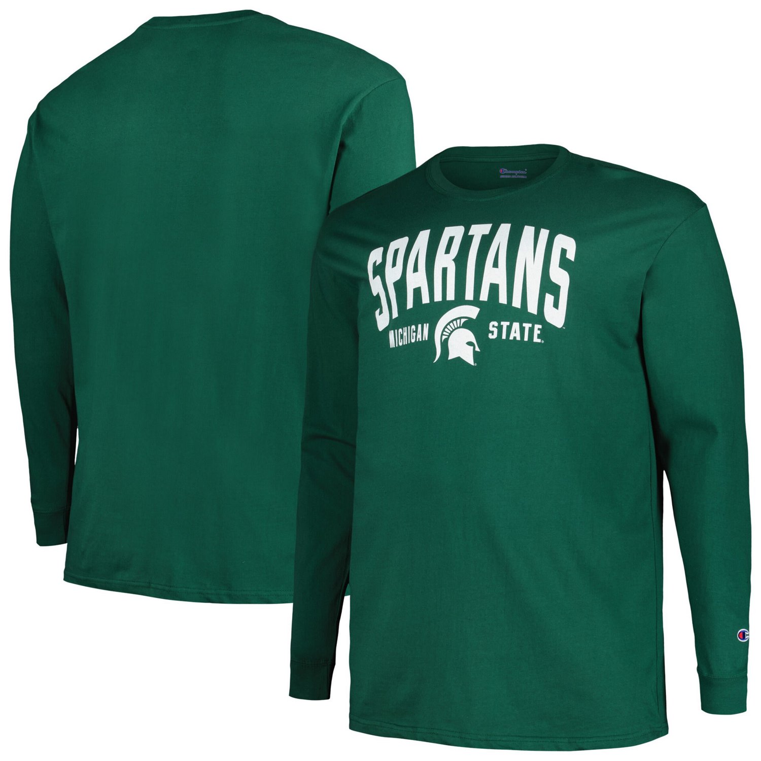 Champion Michigan State Spartans Big  Tall Arch Long Sleeve T-Shirt - view number 1